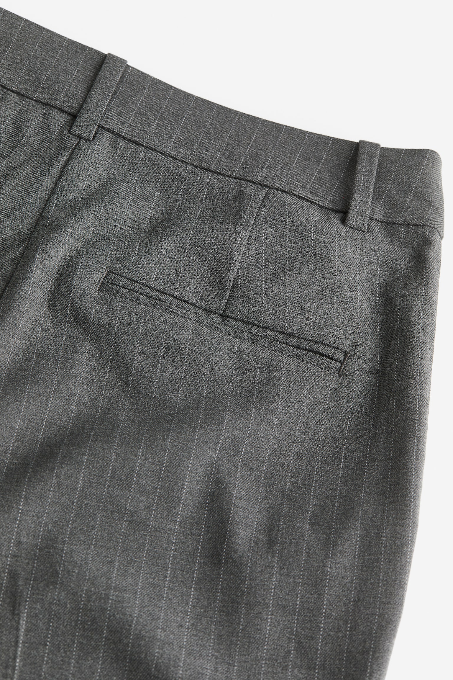 Slim twill trousers - Dark grey/Pinstriped/Grey - 2