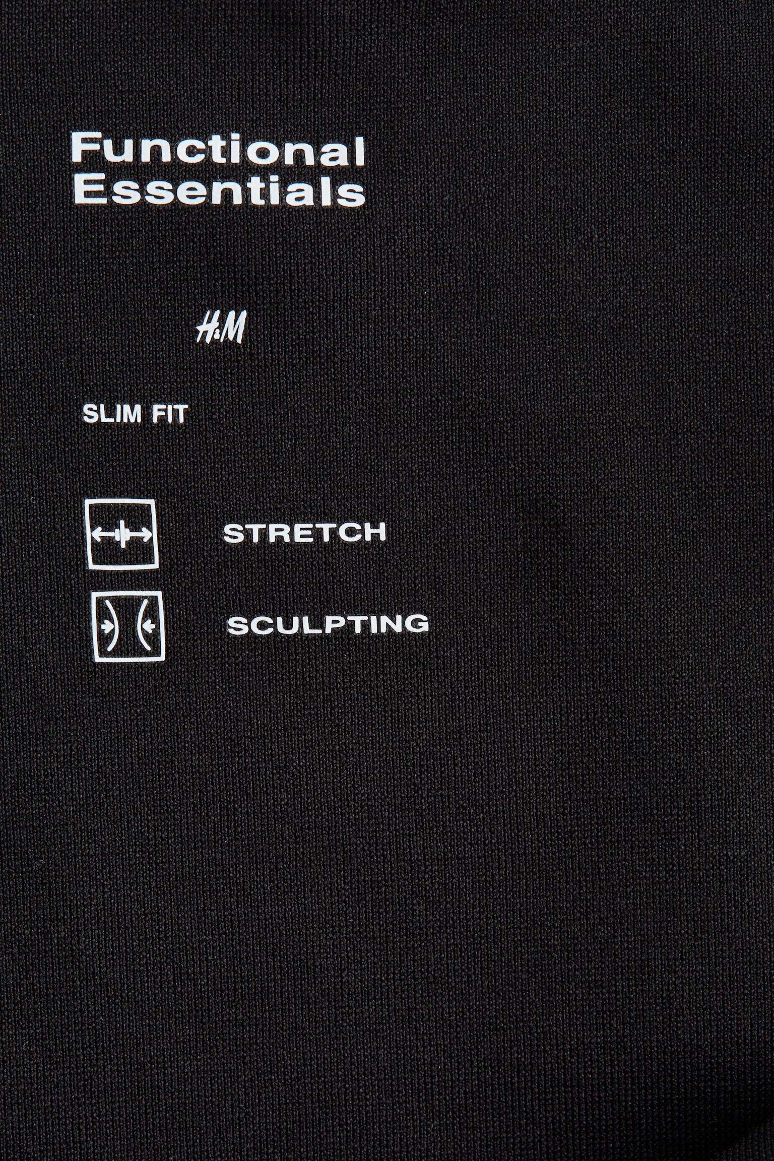 Póló Sculpting Slim Fit - Fekete/Világosbézs/Krémszínű - 5