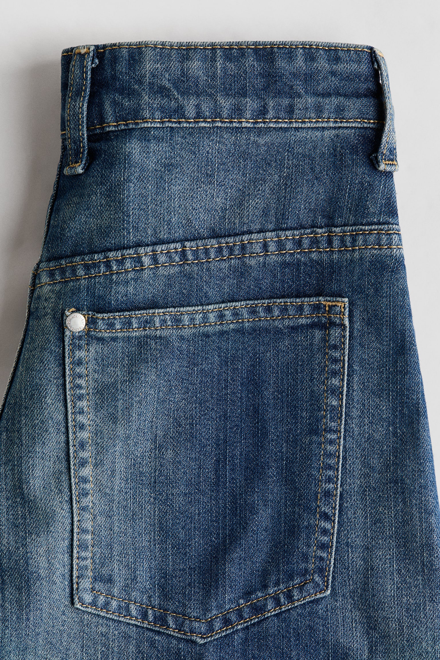 Детские джинсы H&M Loose-Fit Barrel, цвет: Джинсовый синий — фото 2