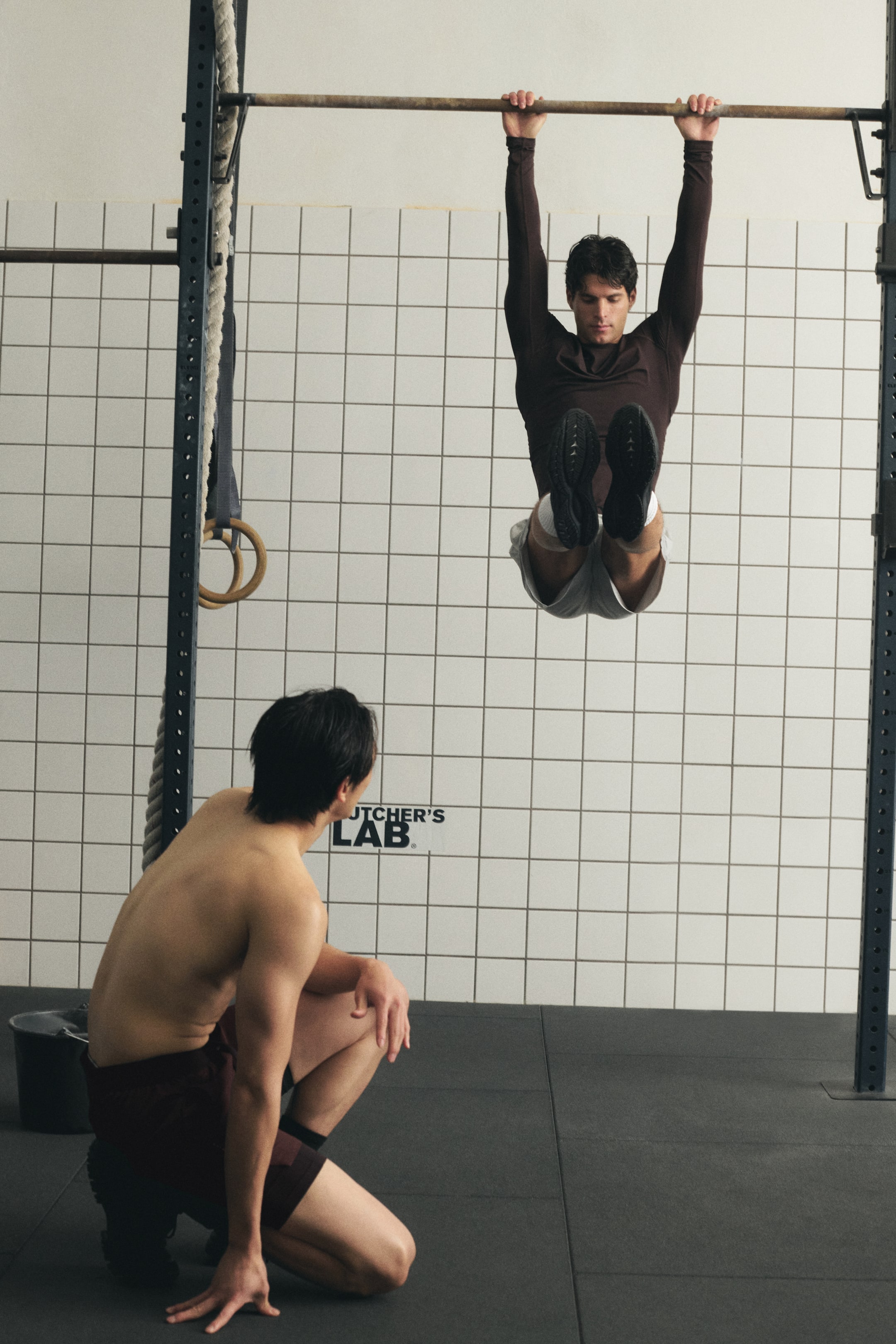 이미지 확대 보기: 더블 레이어 스포츠 쇼츠 DryMove™ - 버건디 - Men | H&M KR 2