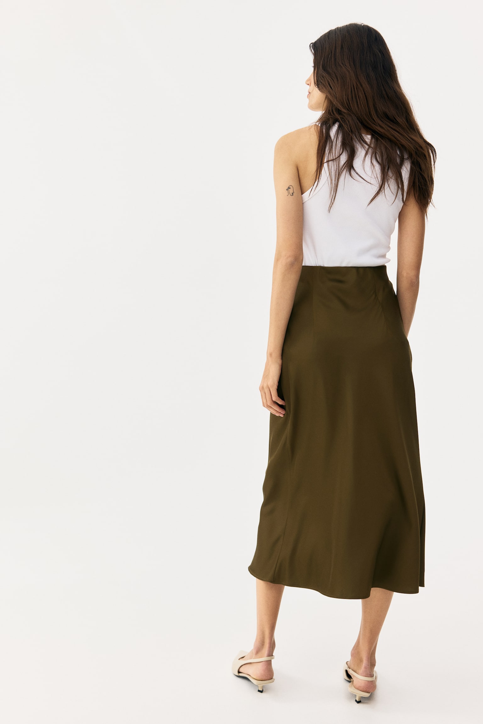 MAMA Satin slip skirt - 3