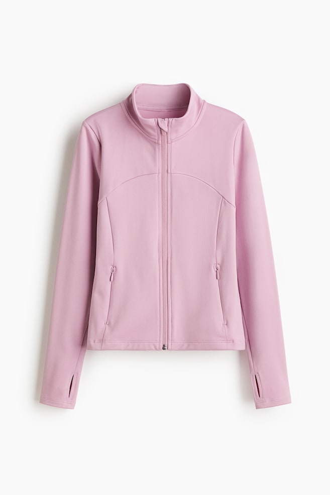 Sports jacket with DryMove™ - Pink/Black/Steel blue - 1