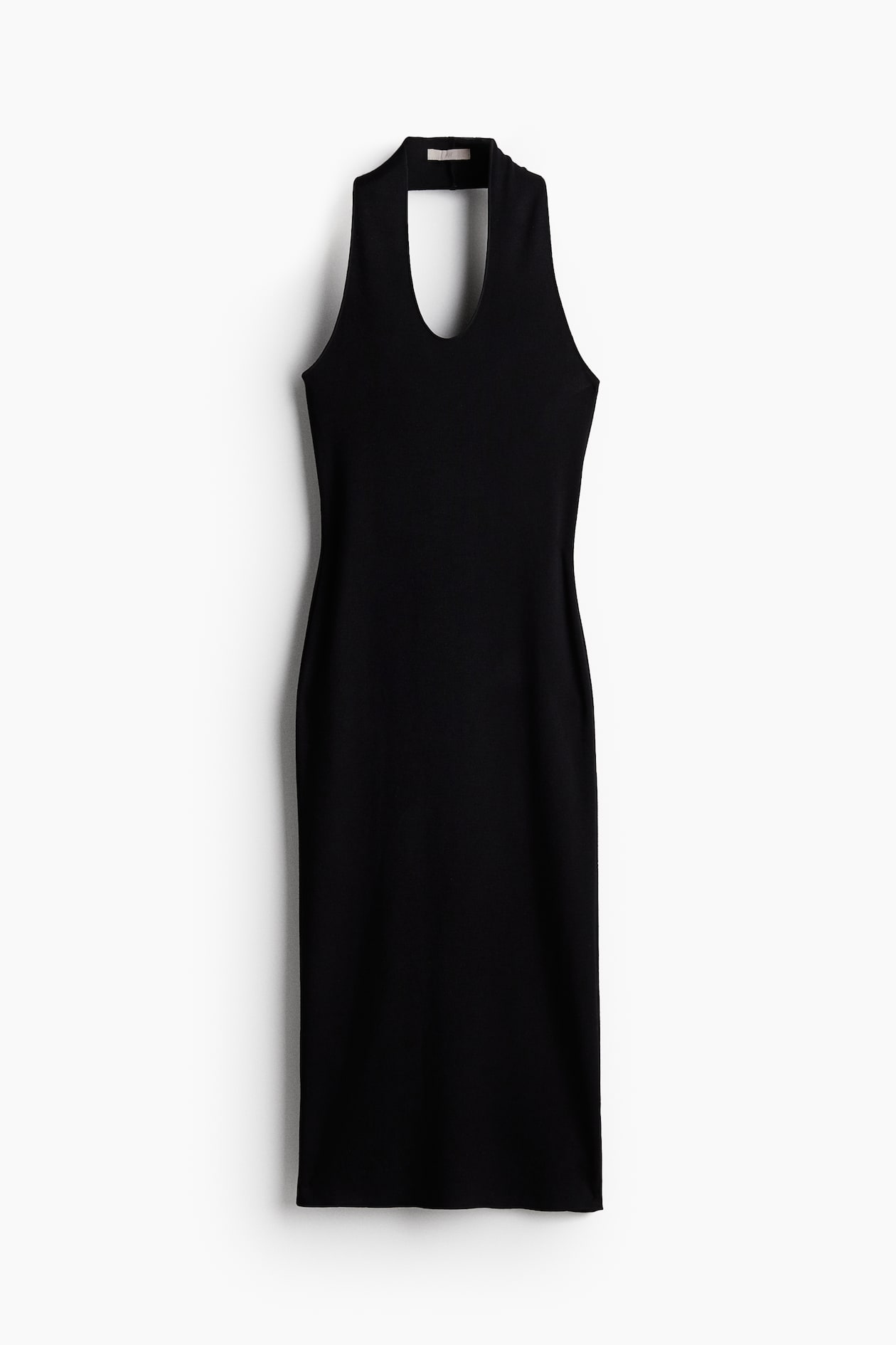 Women's Black Halterneck bodycon dress | H&M GB