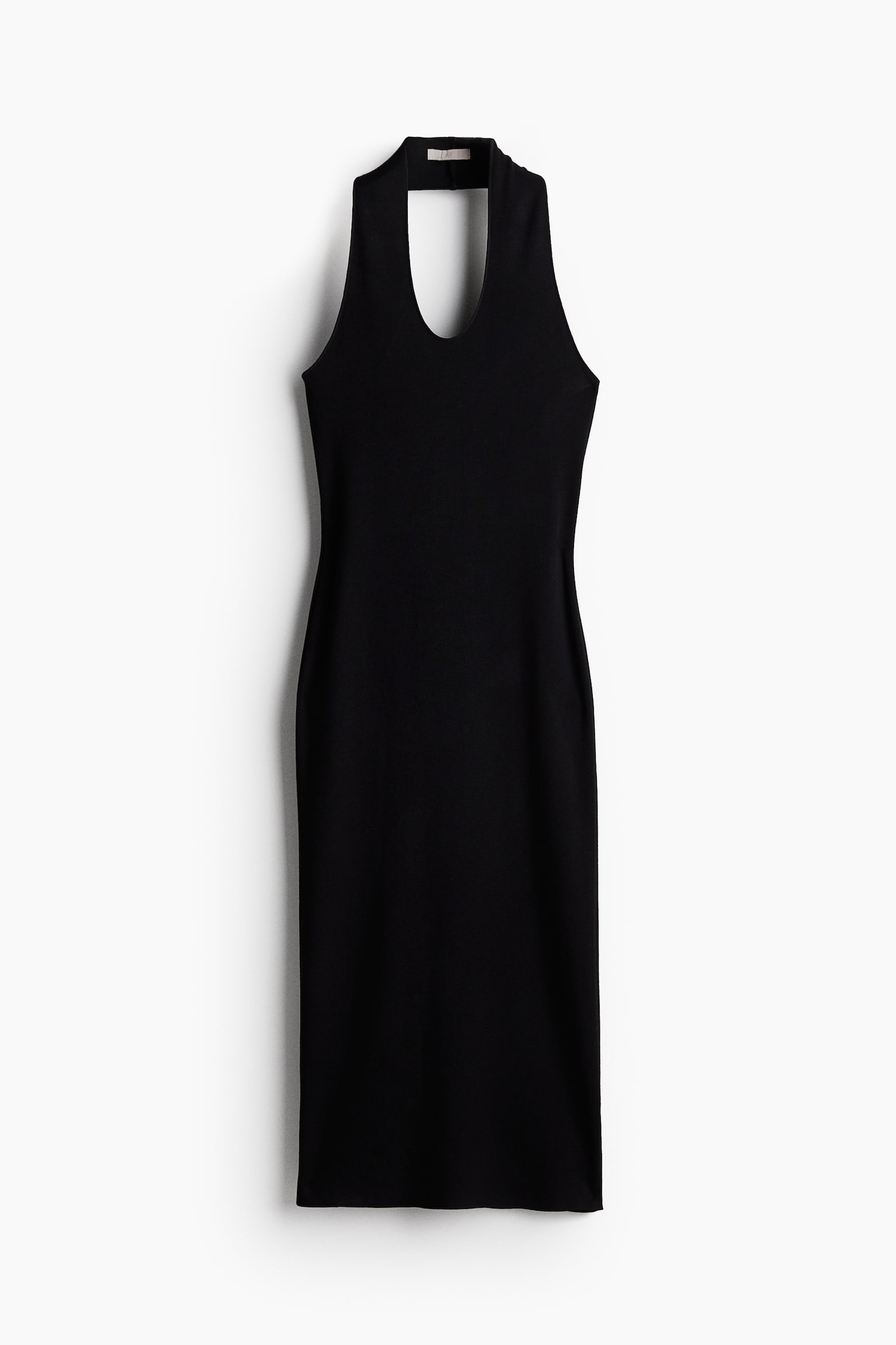 Halterneck bodycon dress - Black - 2