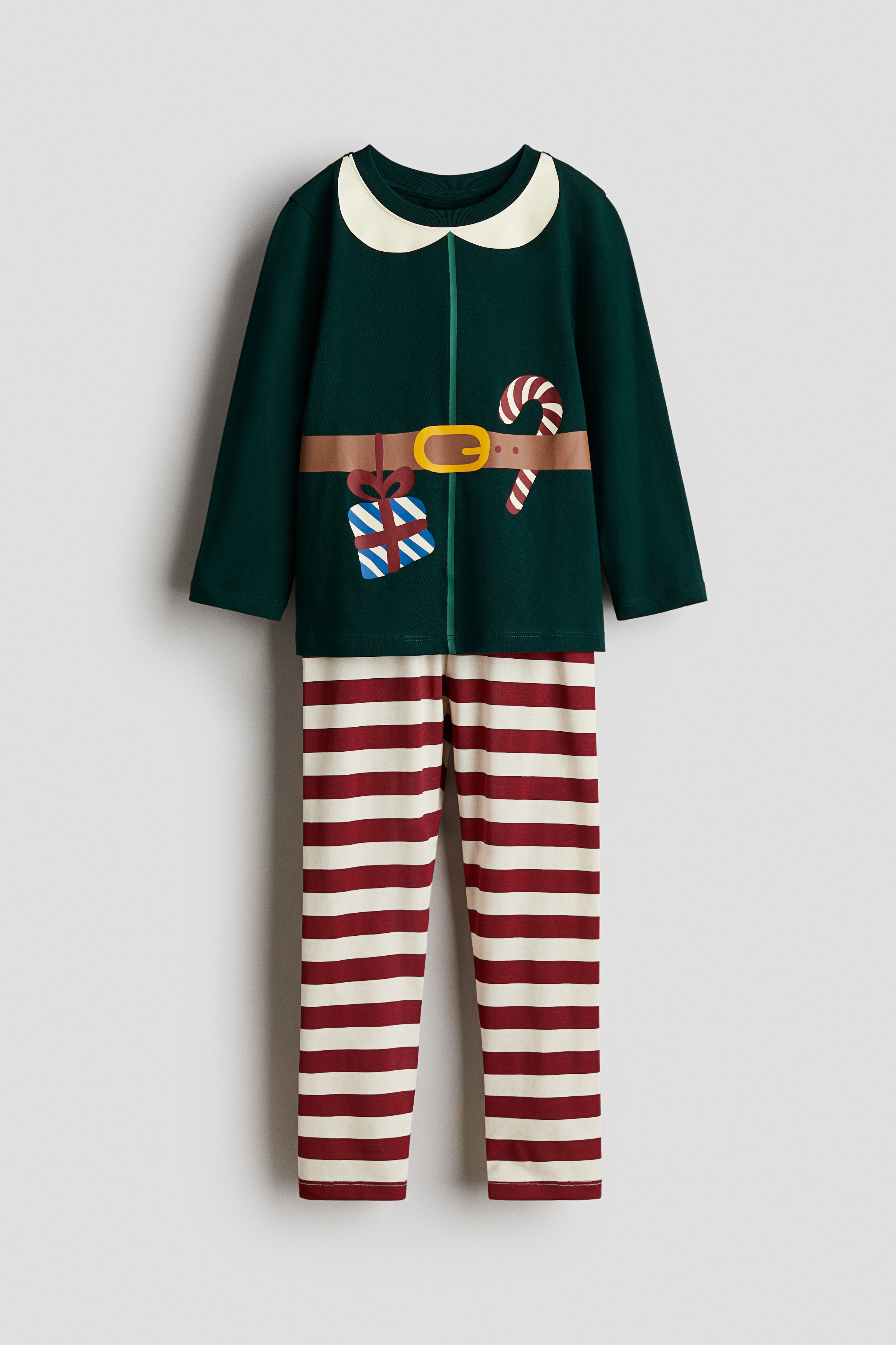 Ragazzi - Verde/elfo Printed cotton pyjamas - Size: 92 (1½-2Y)  - H&M