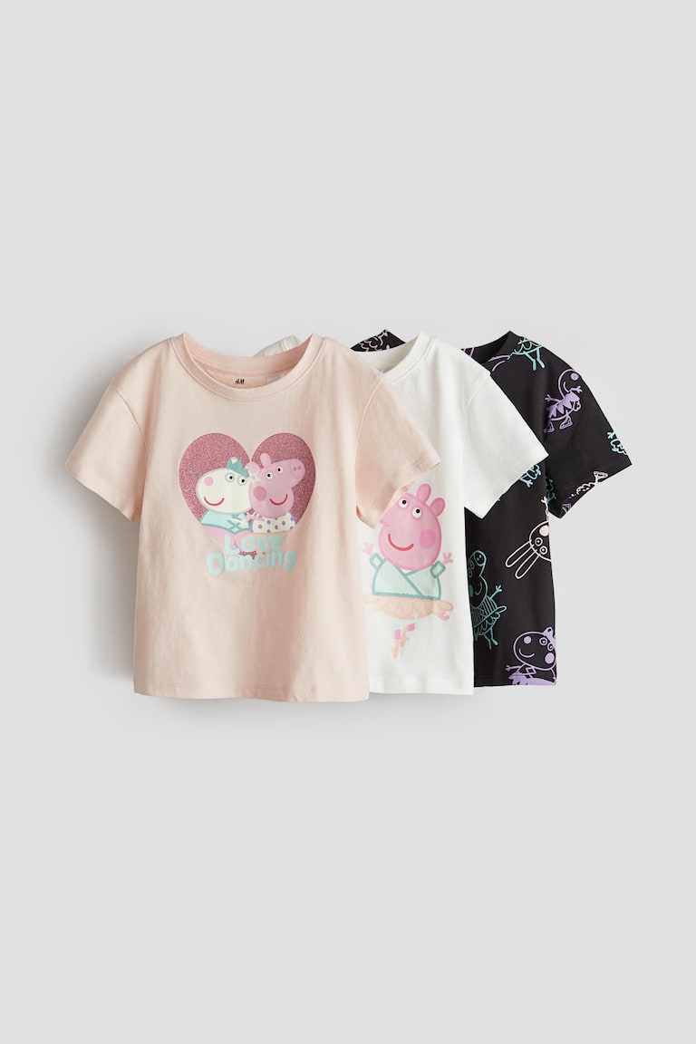 Tee-shirt fille à manches longues imprimé - Peppa Pig orange | GEMO