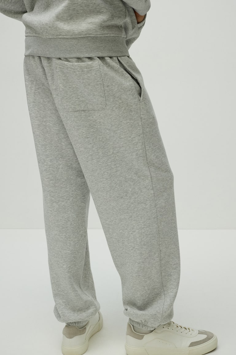 Relaxed Fit Sweatpants Grey marl Men H&M IN