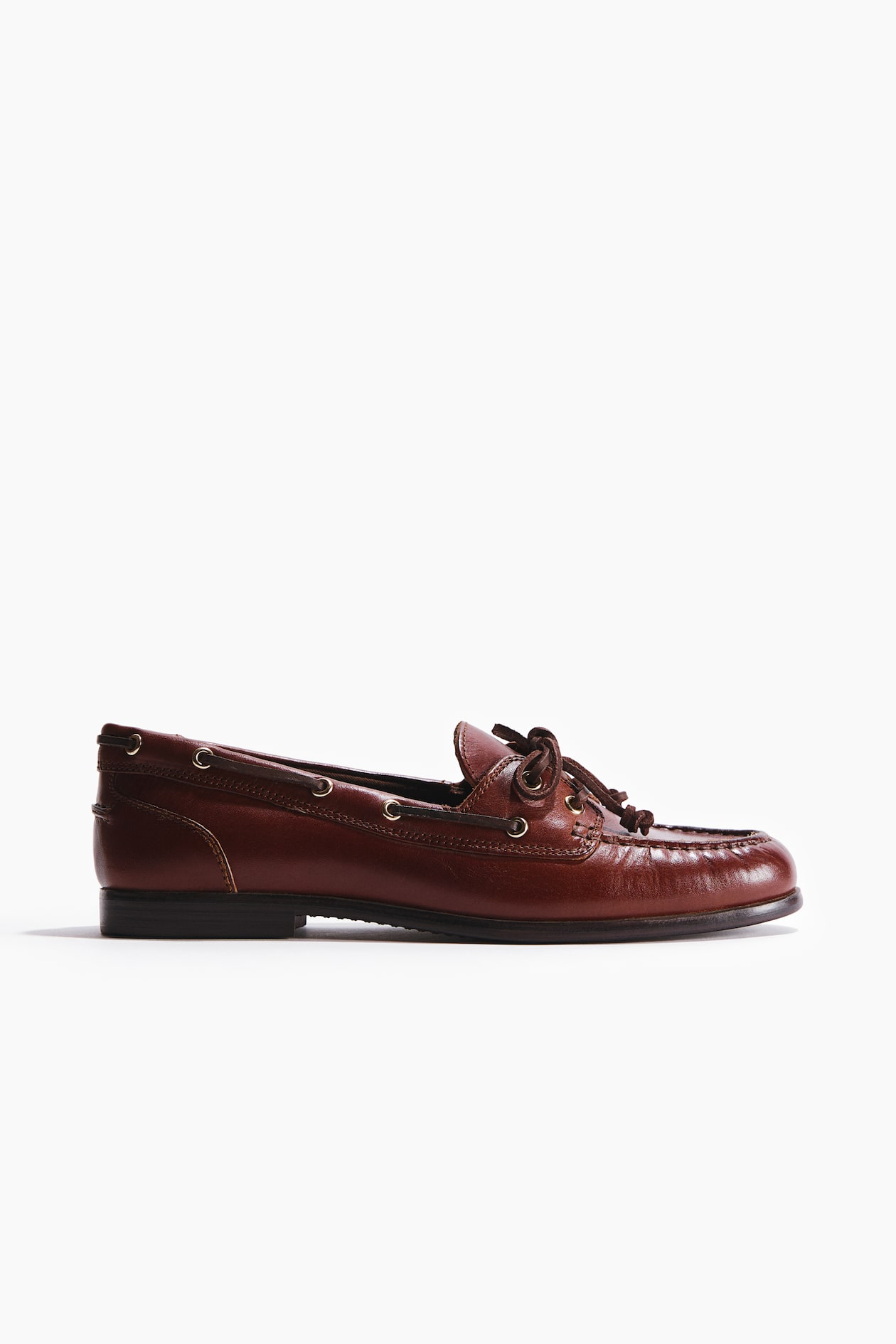 Leather Deck Shoes - image 3