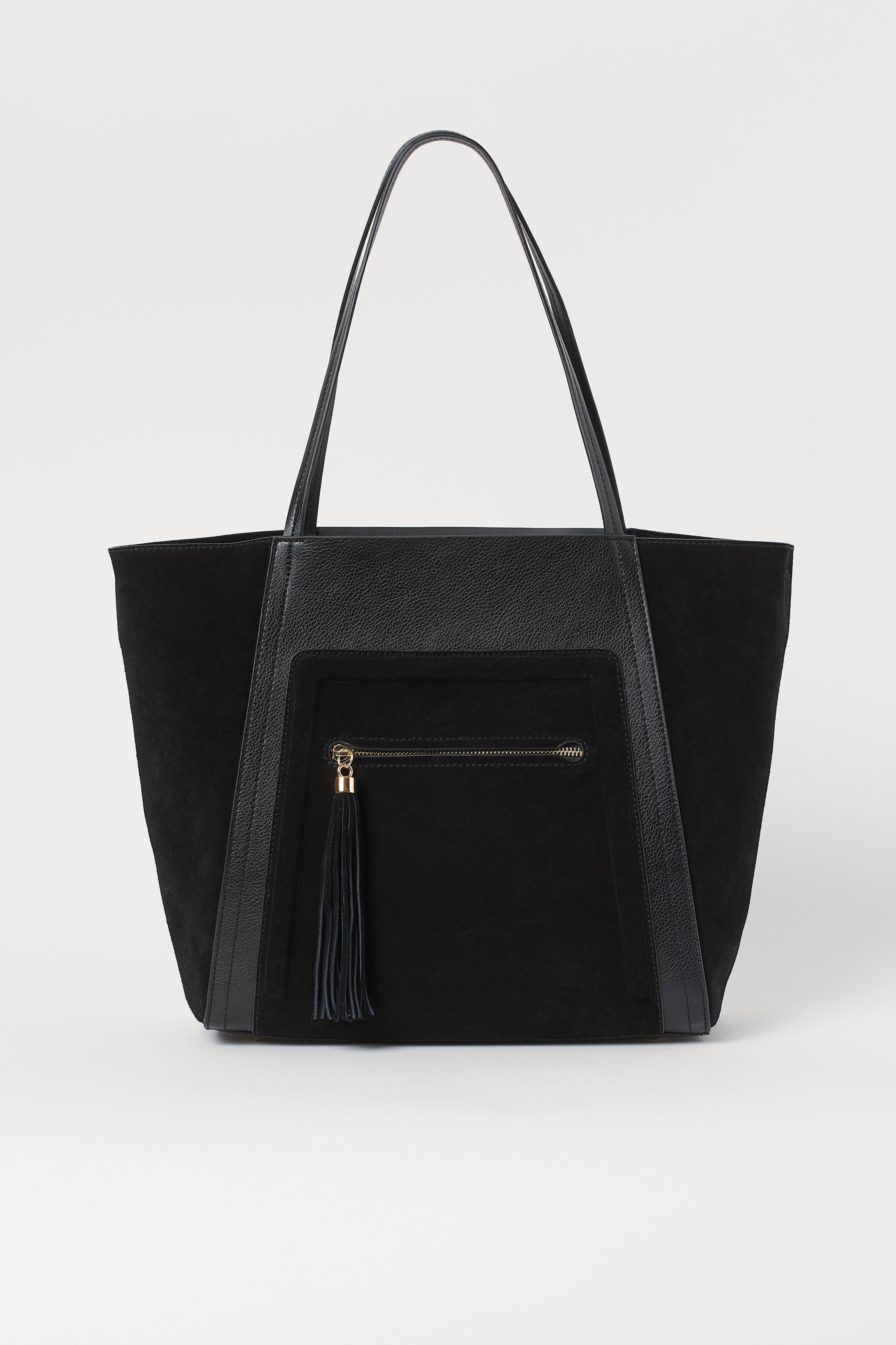 Sac avec details en suede Noir FEMME H M CA