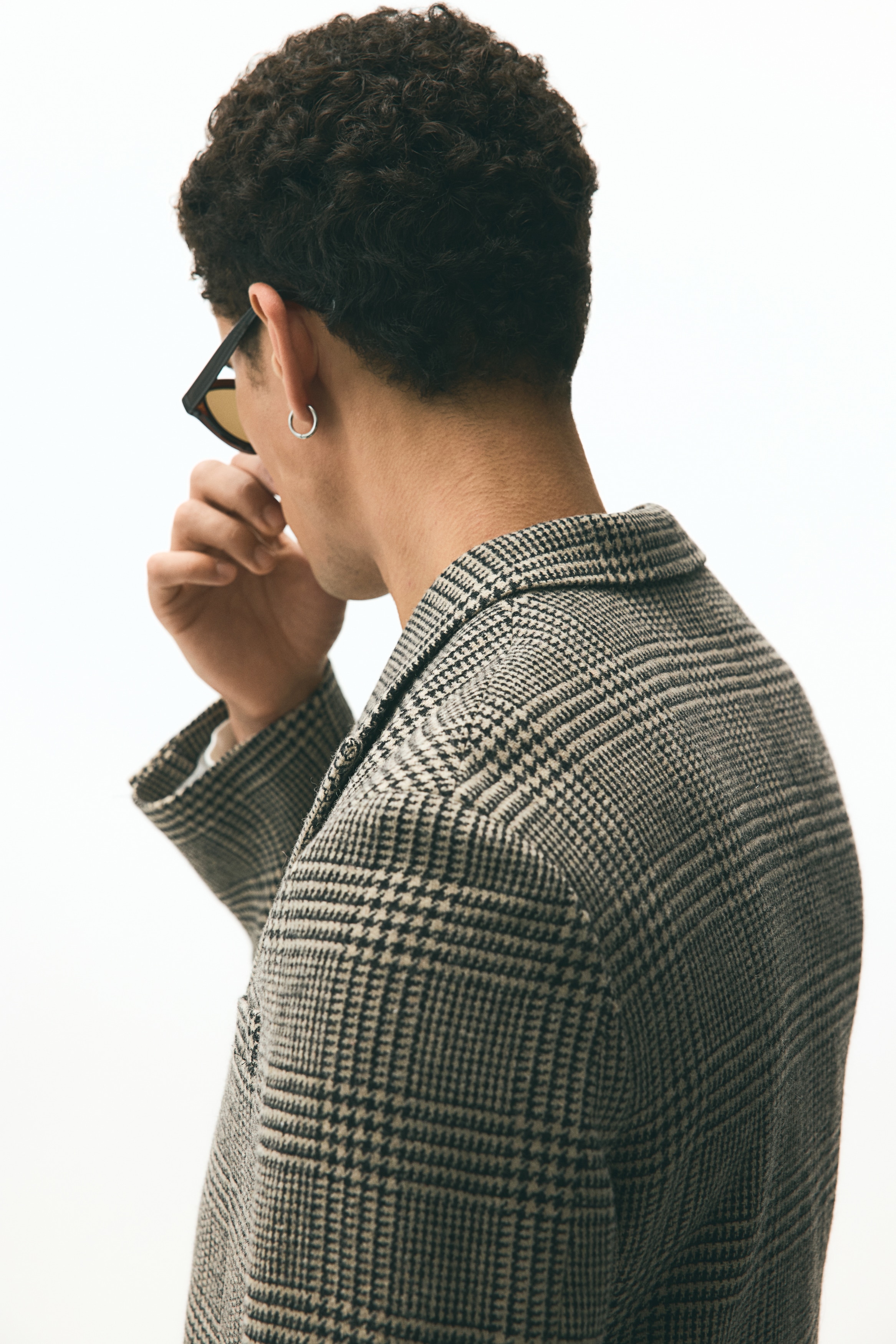 Relaxed Fit Wool-blend jacket