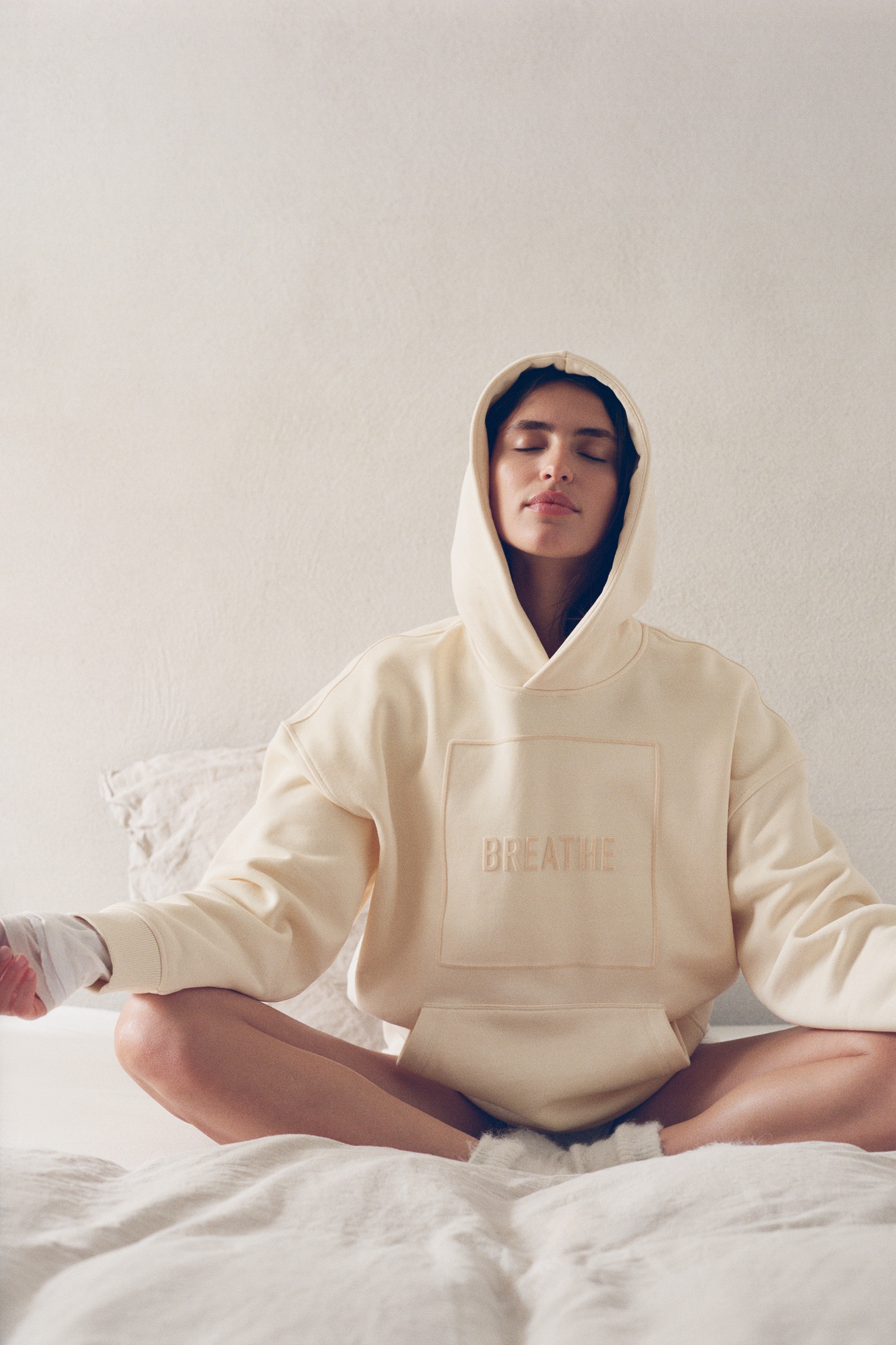 Hoodie de sport DryMove™ - Jaune clair/Vert/Collective Energies/Marron chaud