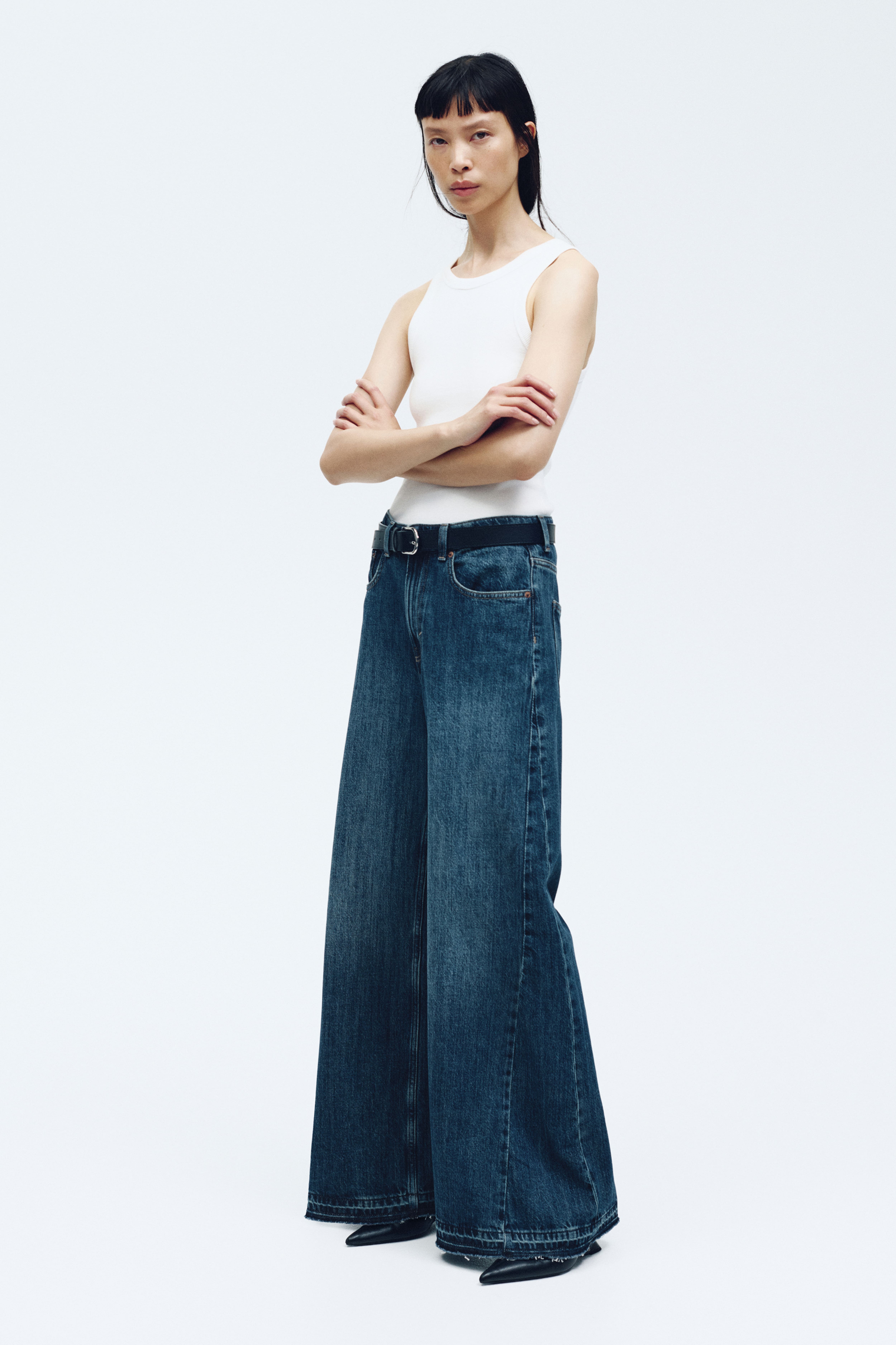 Wide High Jeans