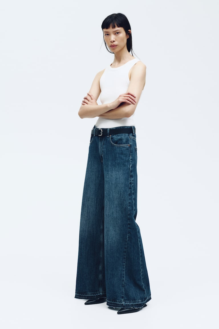 Wide High Jeans