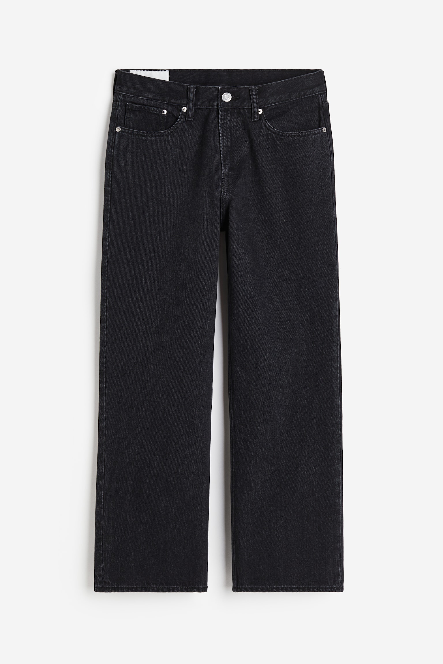 Straight Relaxed High Jeans - Black/Denim blue/Light denim blue - 2