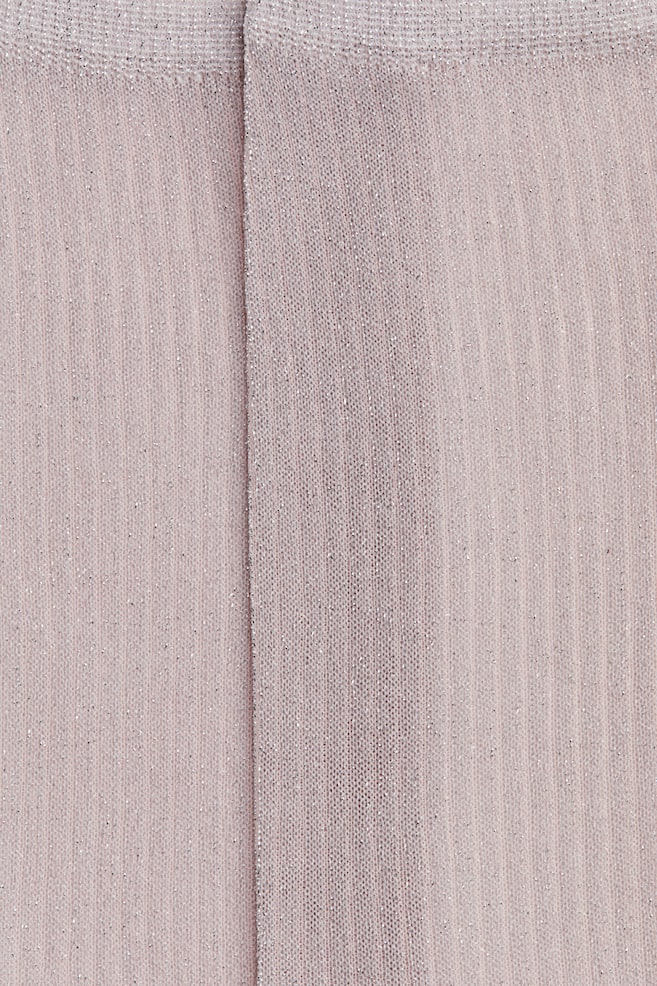 Șosete strălucitoare - Roz-prăfuit deschis - 2