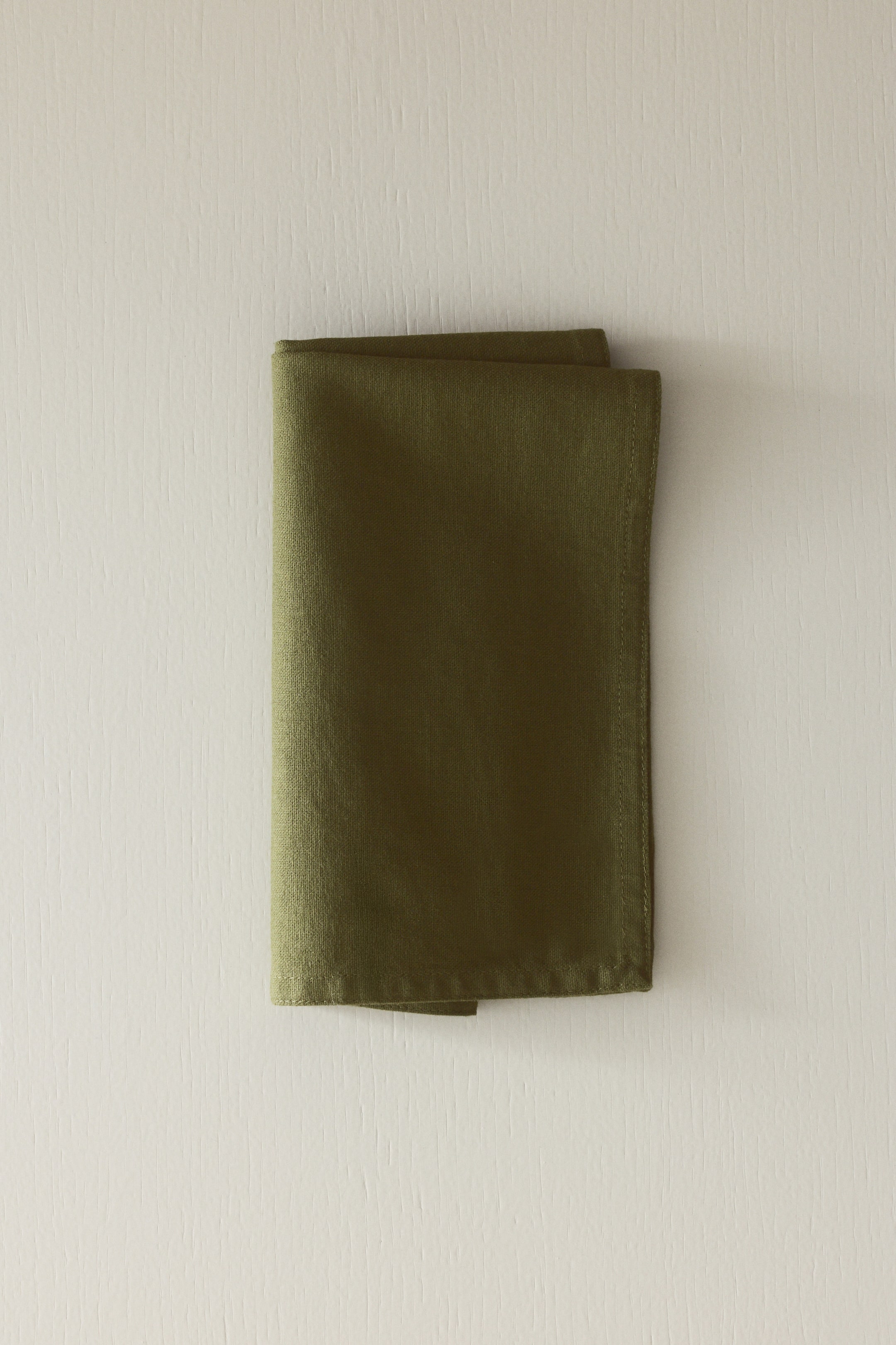 View larger image: 4-Pack Linen-Blend Napkins - Khaki green - Home All | H&M US 1