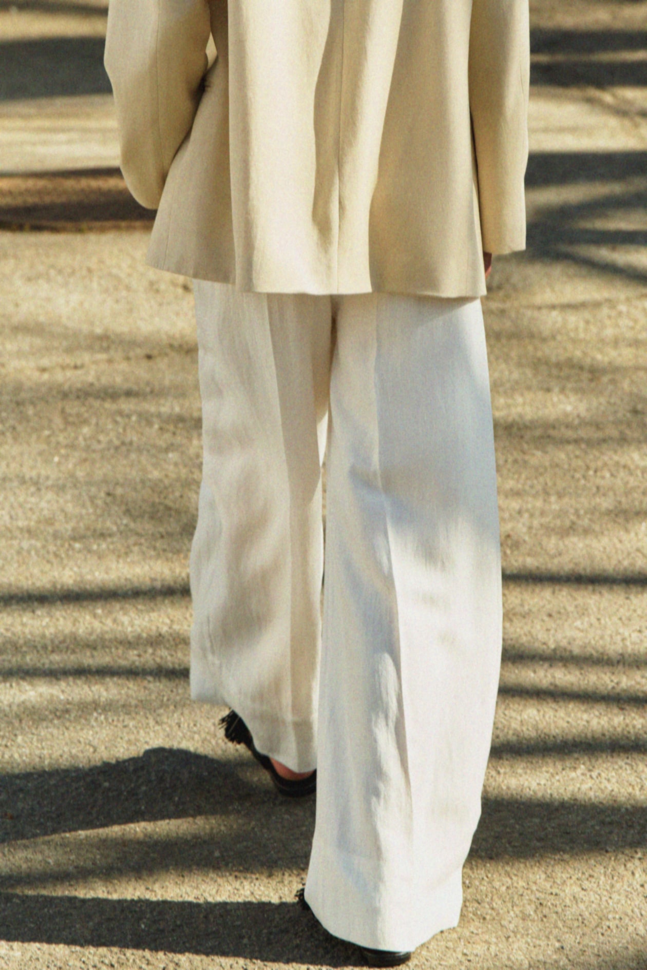 Wide-Leg Twill Pants - image 2