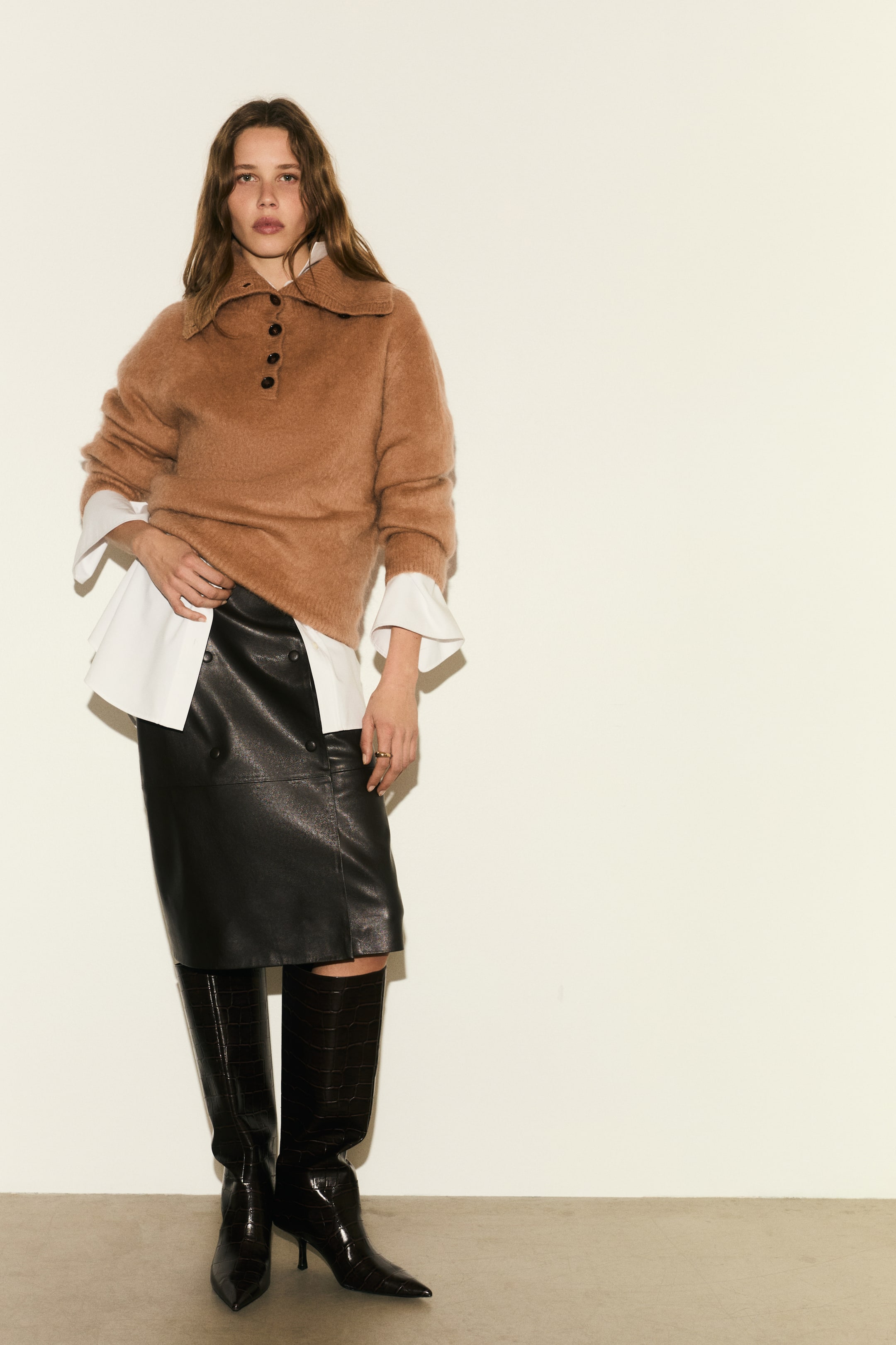 Agrandir l'image: Pull en mohair mélangé - Beige - FEMME | H&M CH 2