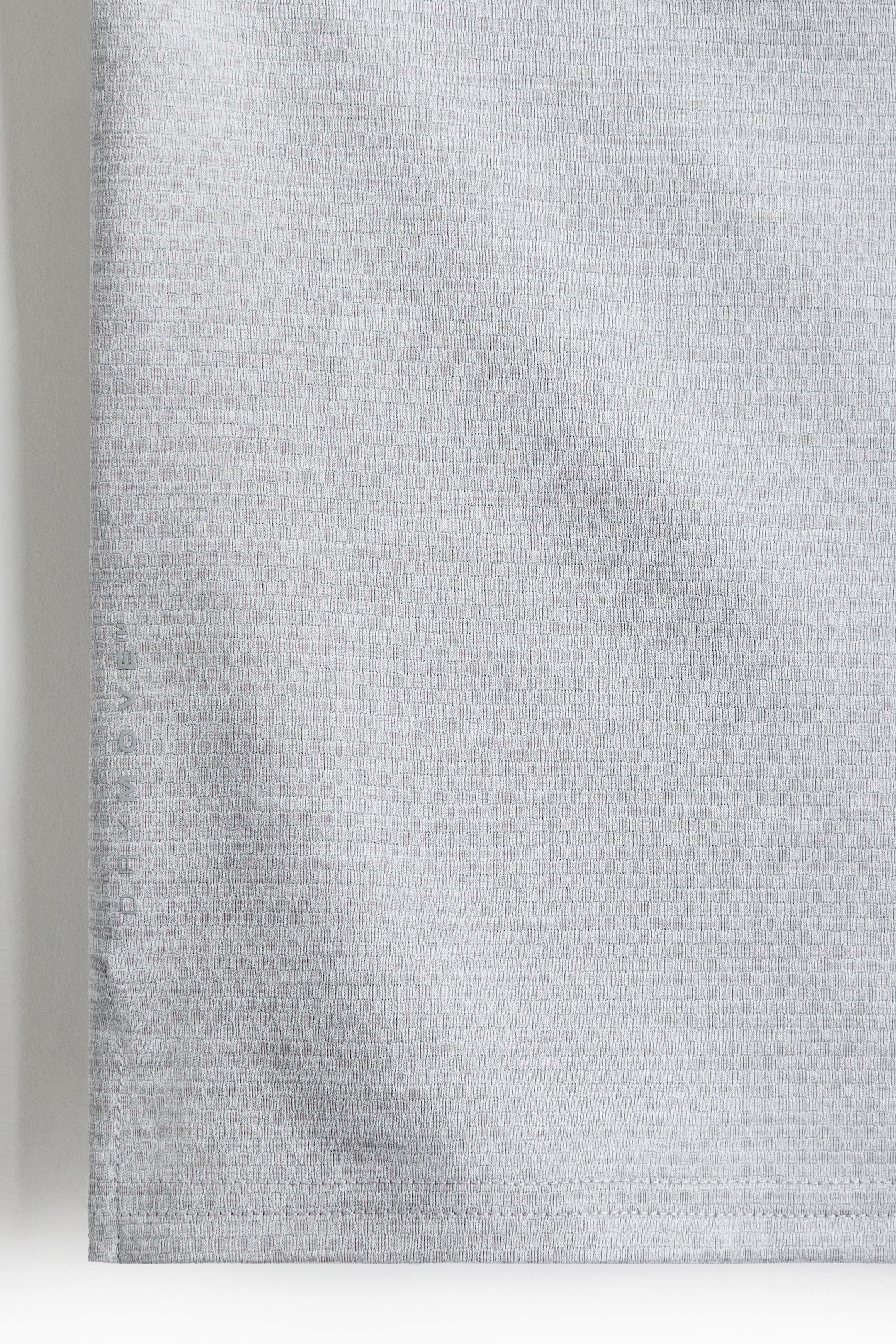 View larger image: Mesh sports T-shirt with DryMove™ - Grey marl - Men | H&M IN 3