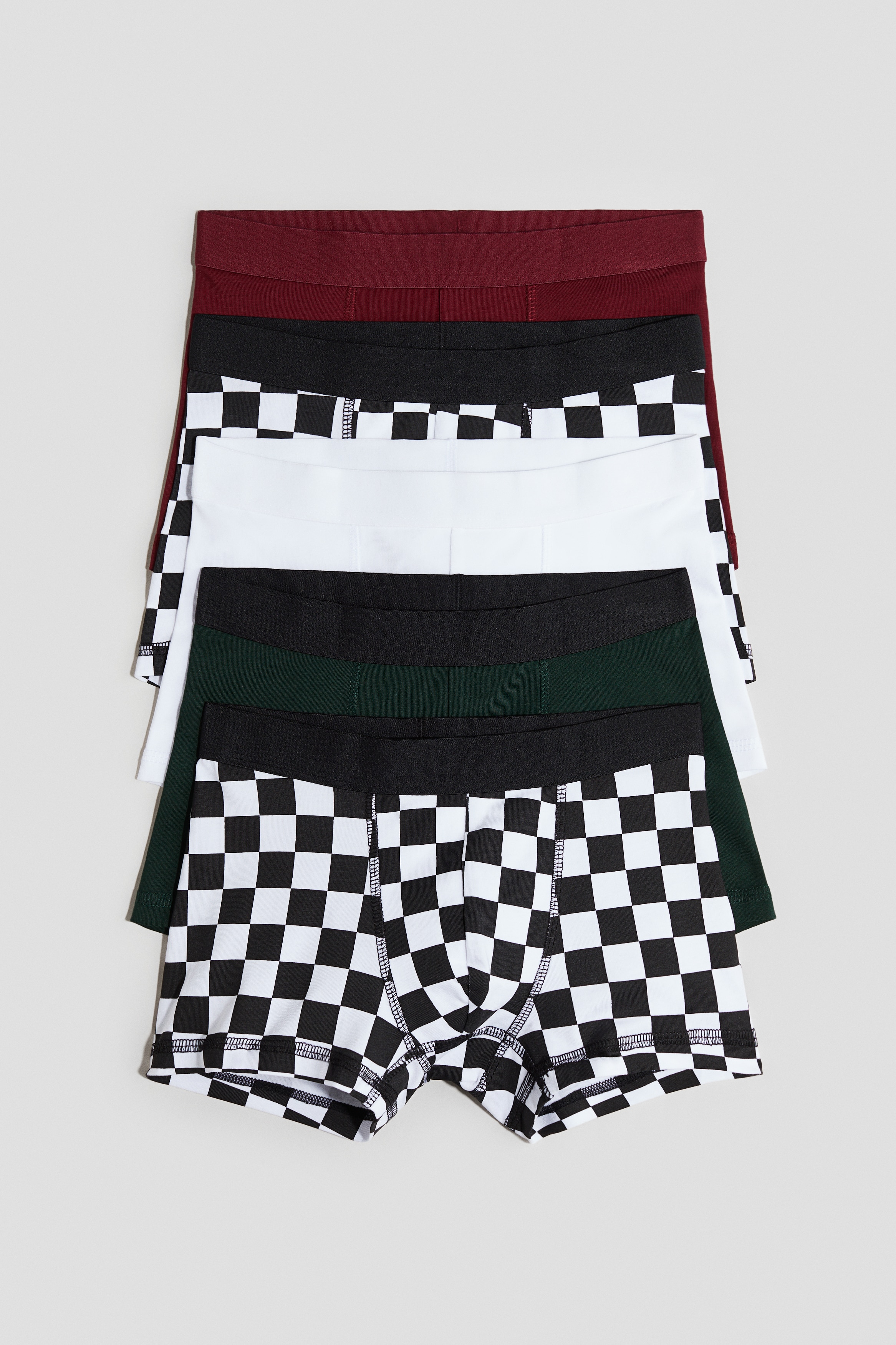 H & M - ボクサーブリーフ 5枚セット - ホワイト H & M - ボクサーブリーフ 5枚セット - ホワイト