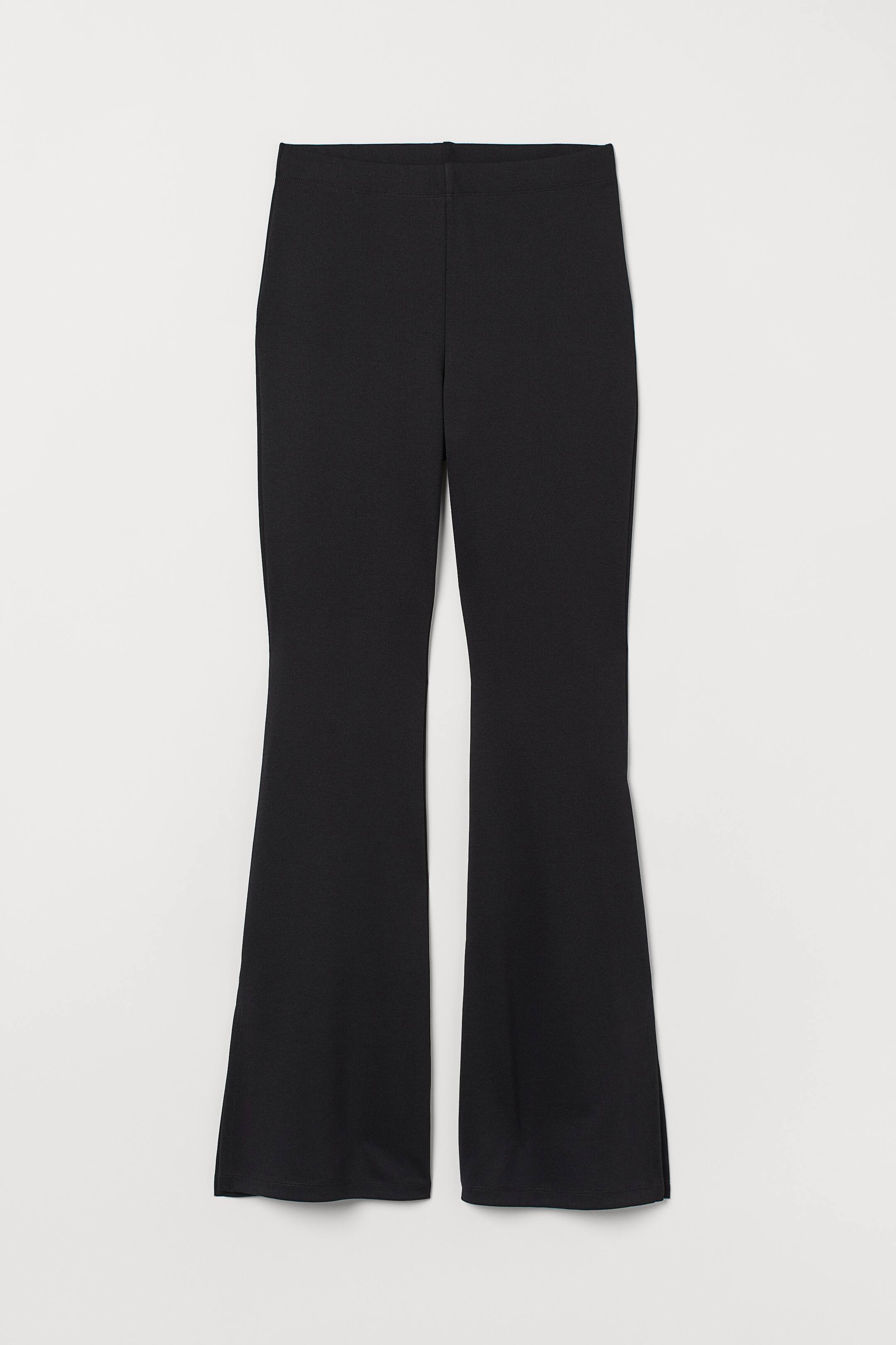 Visualizza l'immagine ingrandita: Pantajazz con spacchetto - Nero - DONNA | H&M CH 1