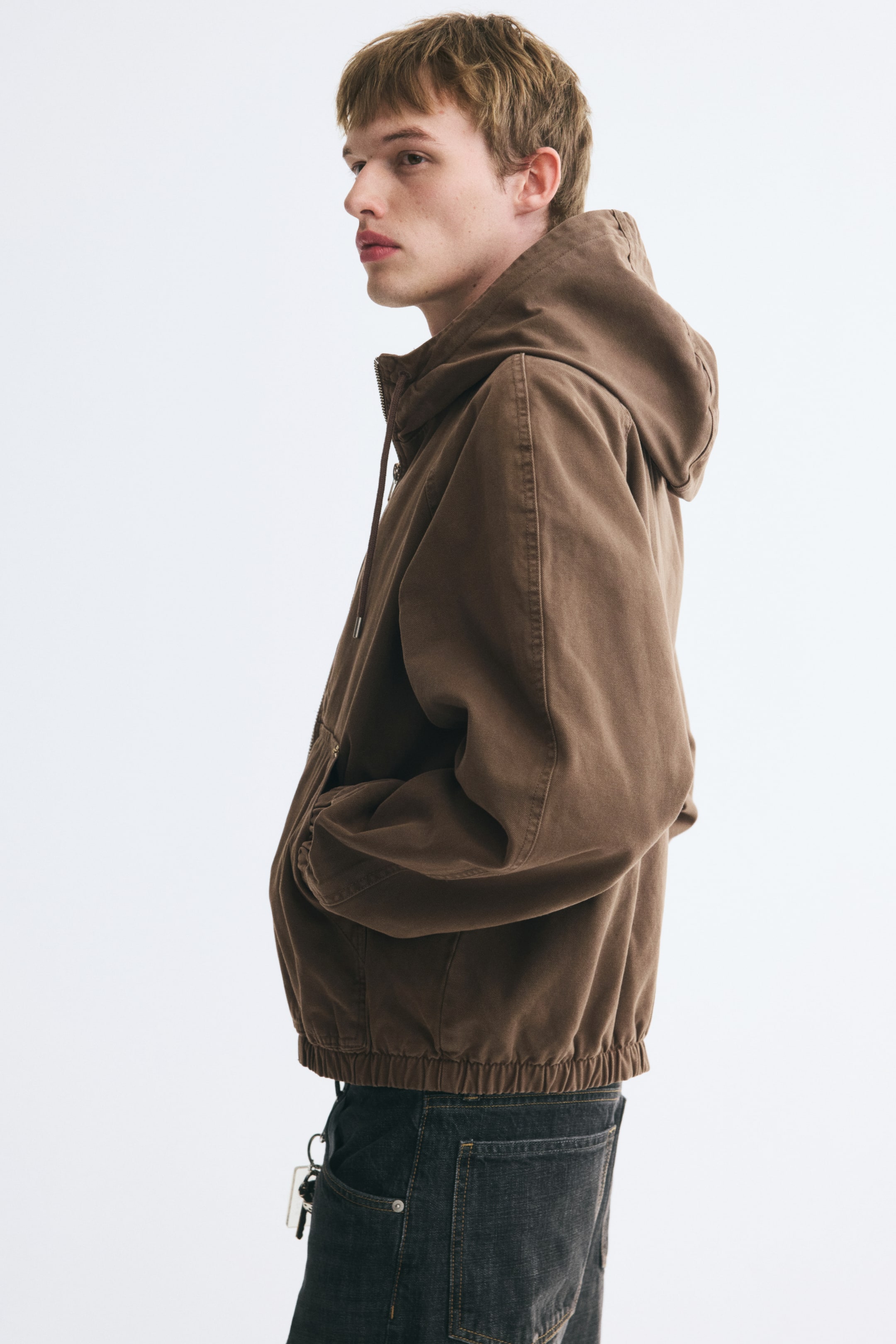 Veste de travail à capuche en coton