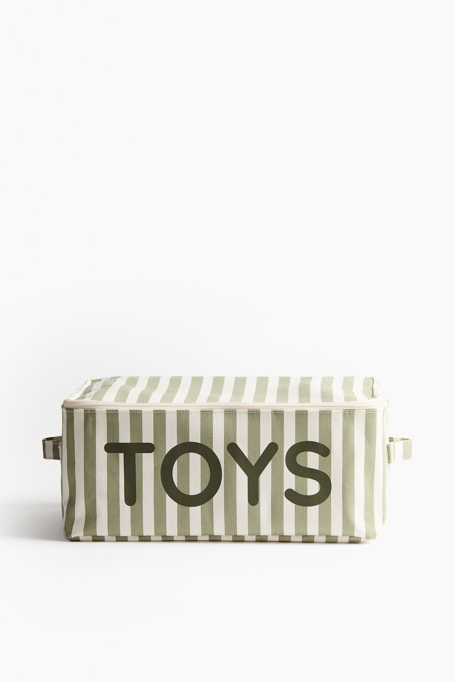 Panier à jouets avec couvercle - Vert/rayé/Beige/rayé/Beige clair/Gris foncé/Bleu clair/rayé