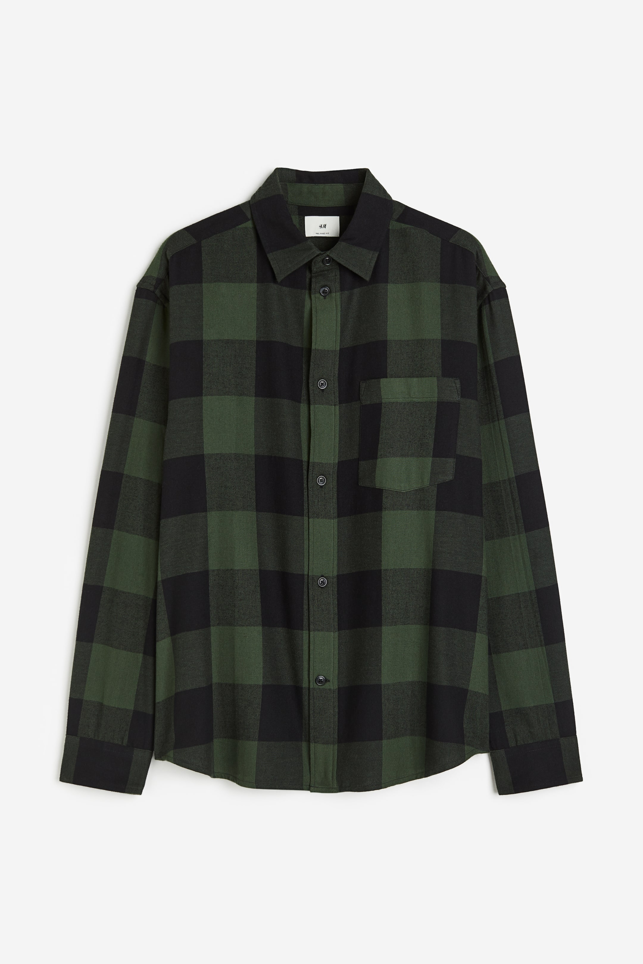 Relaxed Fit Flannel Shirt