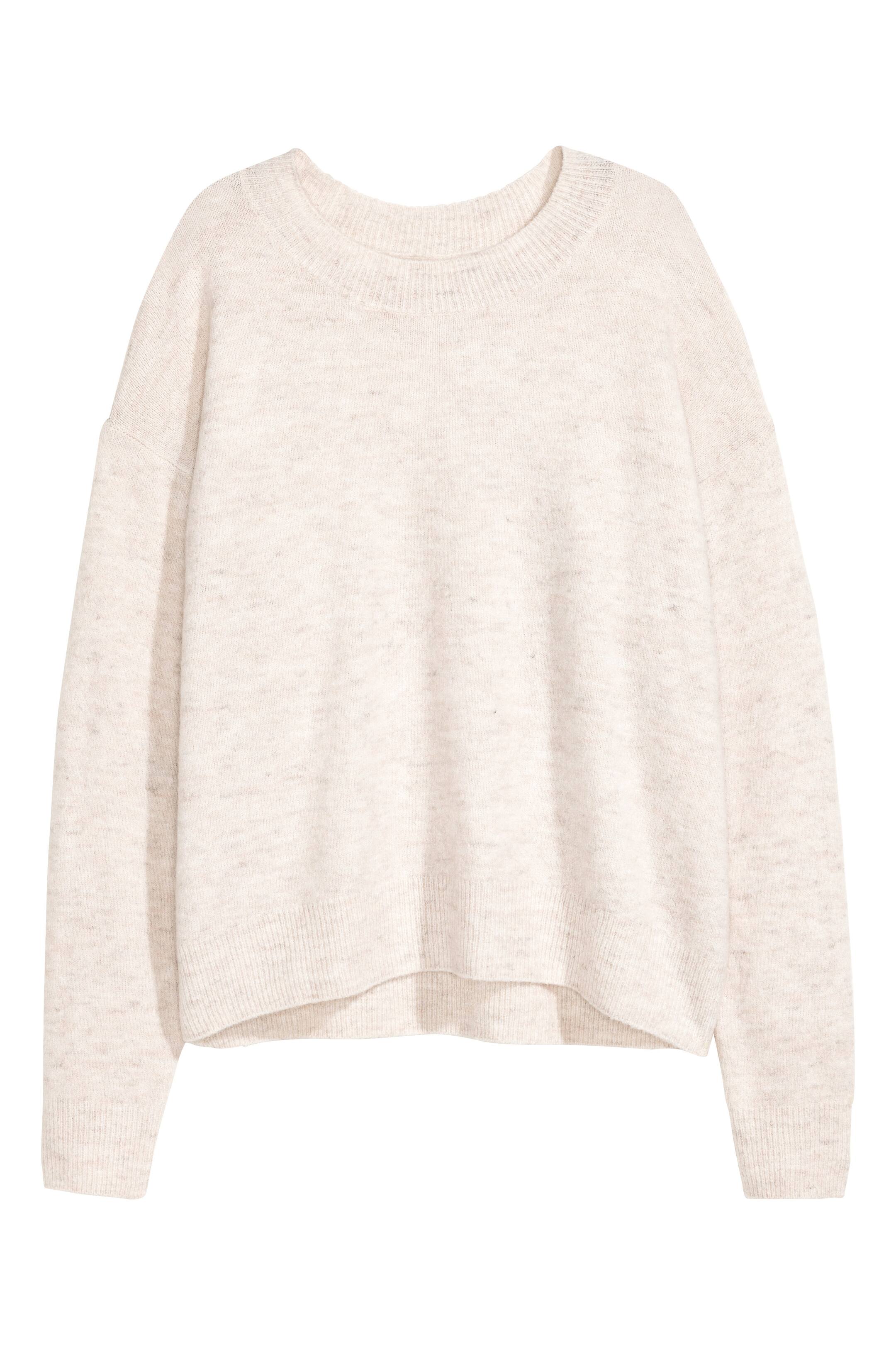 View larger image: Oversized jumper - Light beige marl - Ladies | H&M GB 1