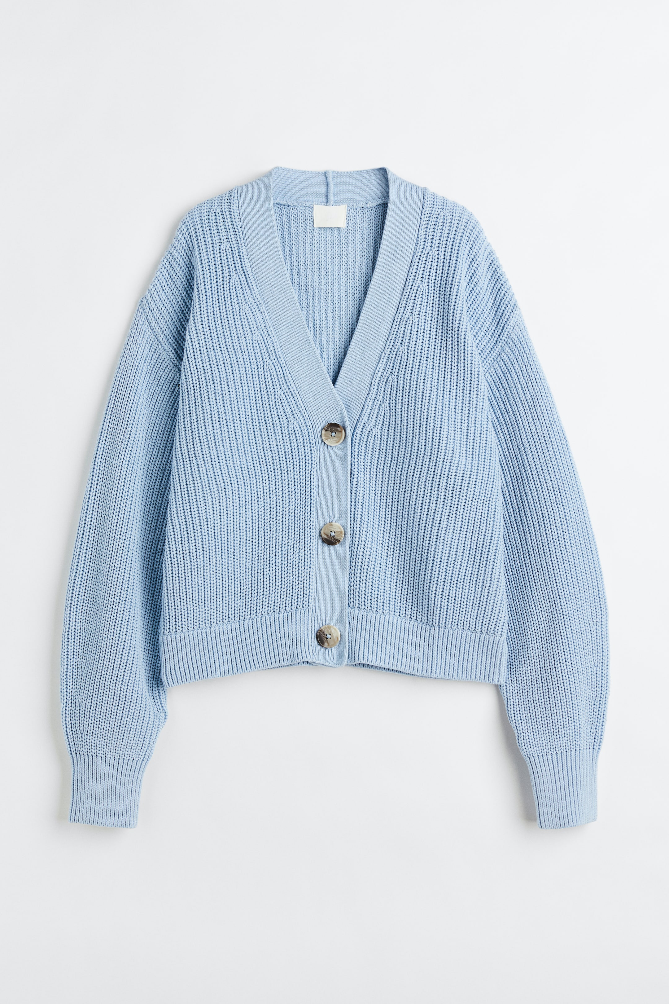 Rib-knit Cardigan