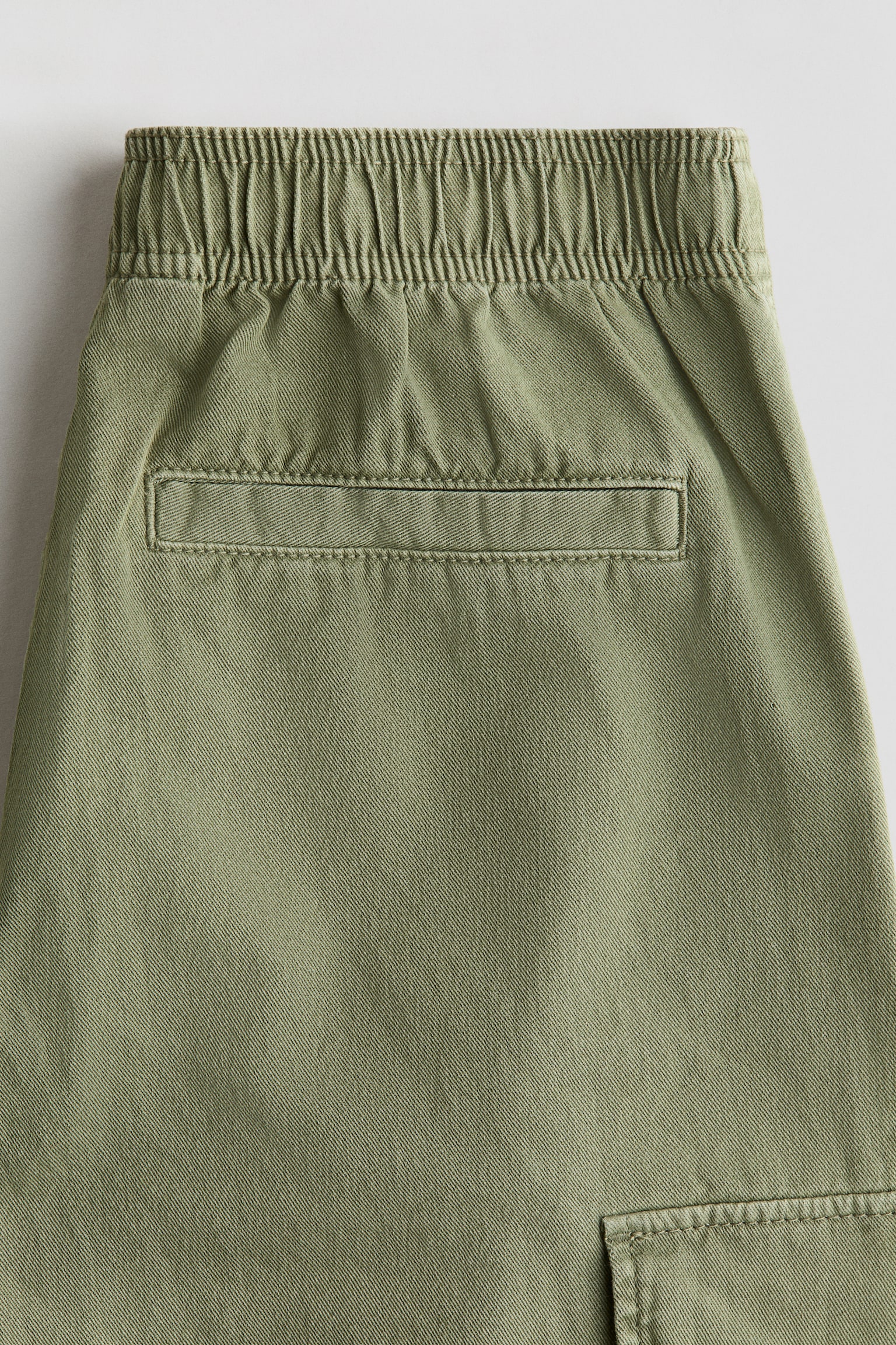 Cotton cargo trousers - Khaki green - 2