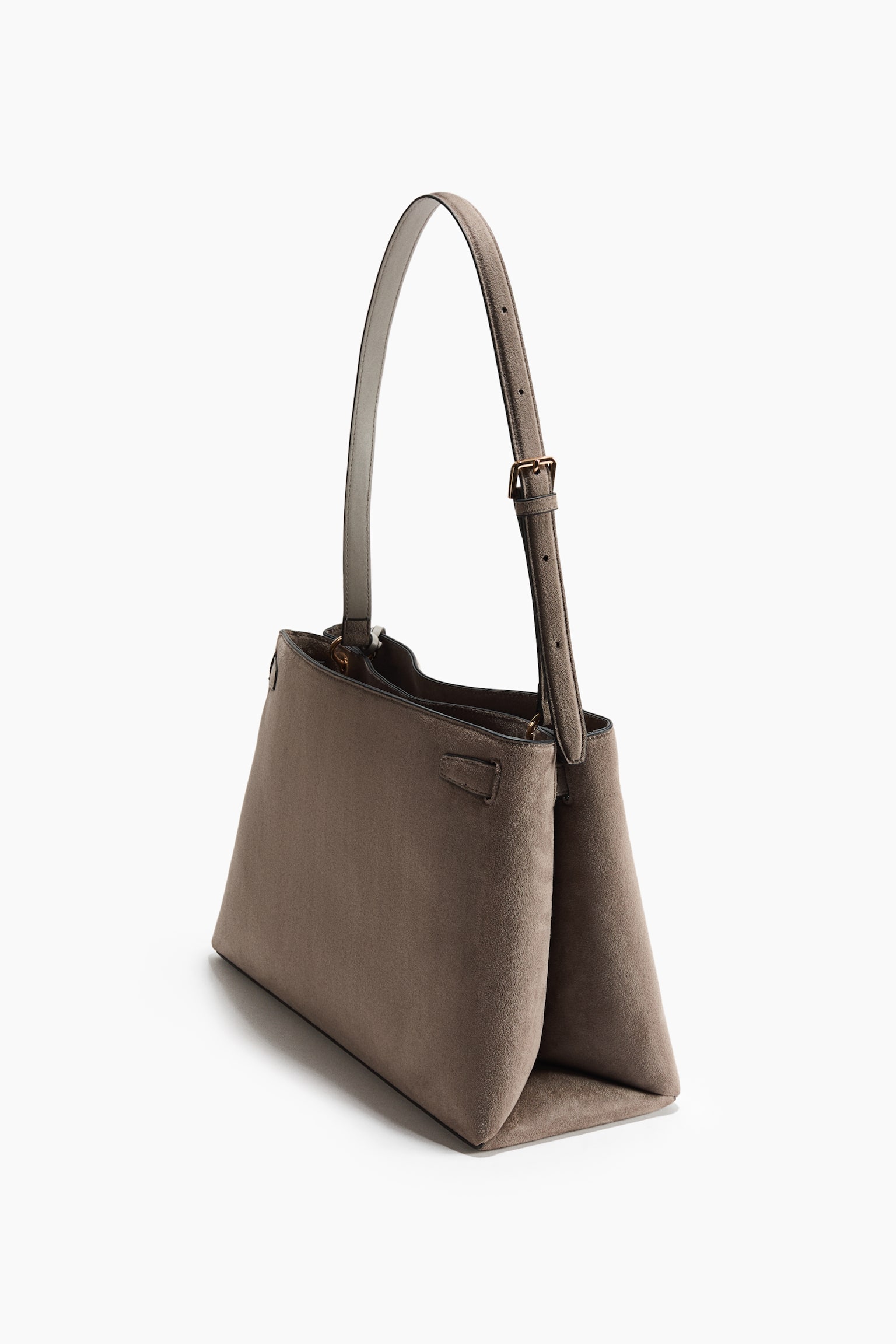 Shoulder bag - Greige/Black/Brown - 2