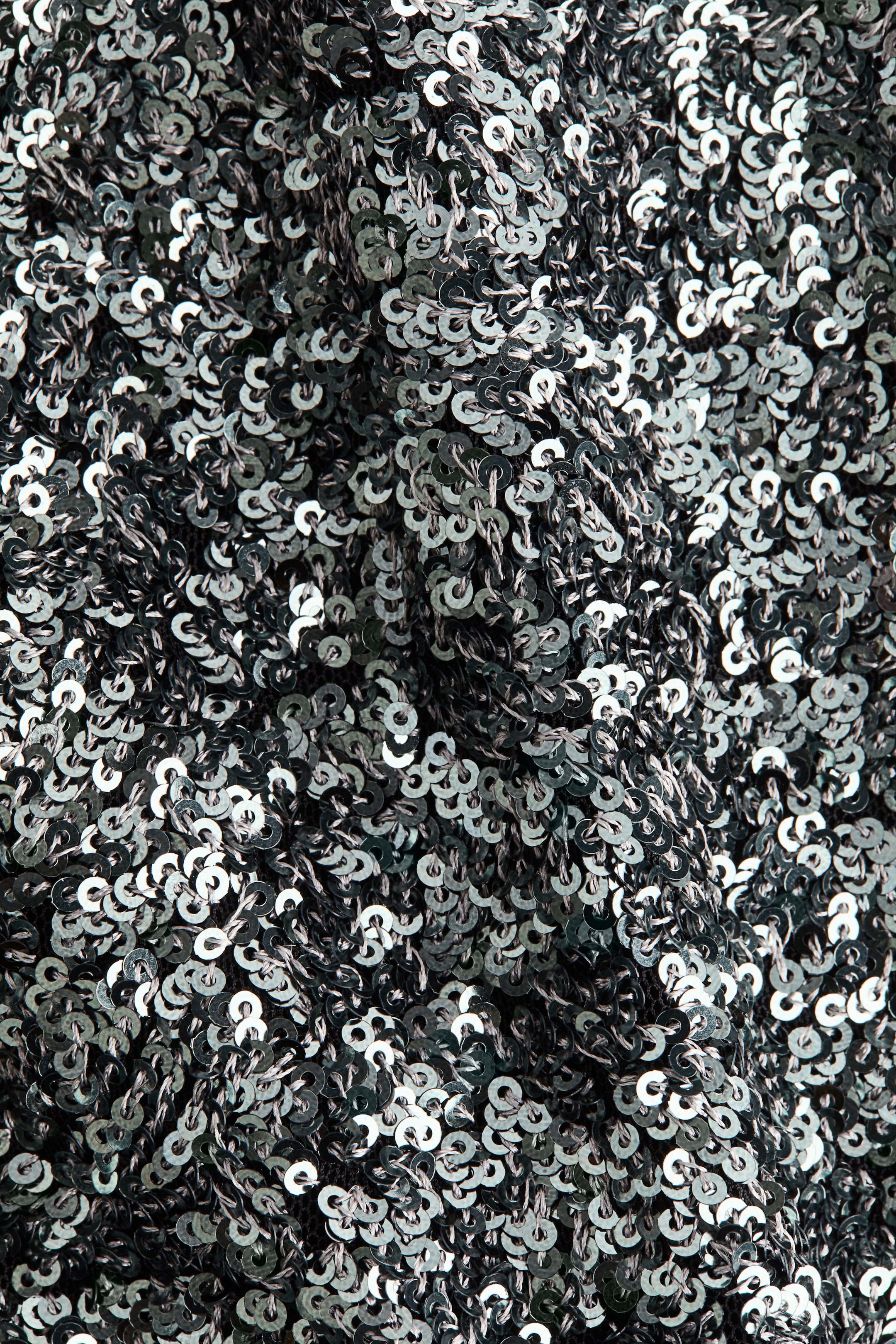Visualizza immagine più grande: Top con paillettes - Nero/argentato - DONNA | H&M IT 4