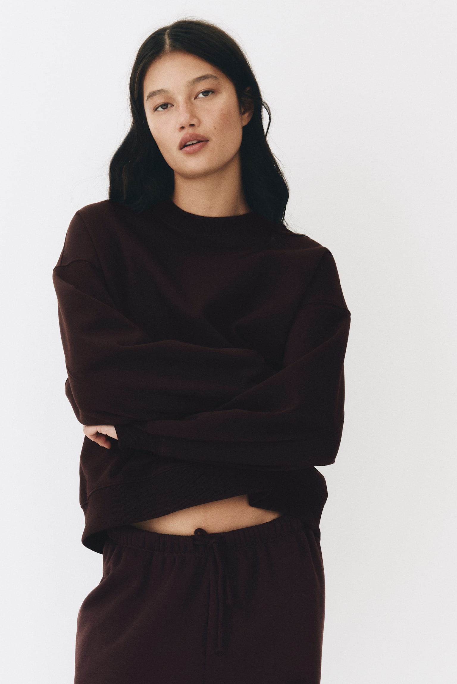 Print-motif sweatshirt - Plum purple/Grey marl/Long Beach/Dark green/Le Marais/Dark grey/Sport Club/White/Florence - 5