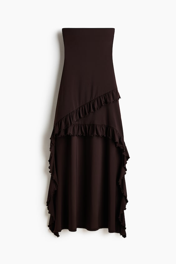 Женские платья H&M Ruffle-Trimmed High-Low Dress