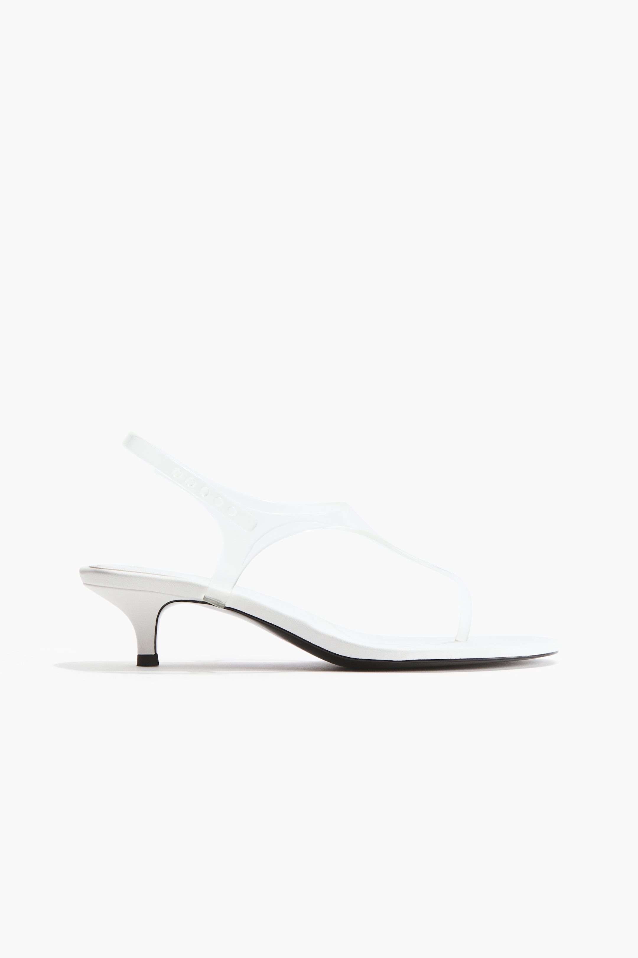 Kitten-Heeled Sandals