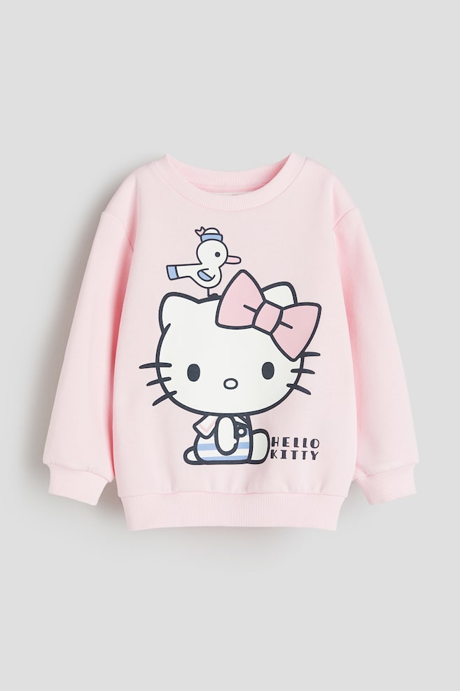Sweat imprimé - Rose clair/Hello Kitty/Vert menthe/La Petite Sirène/Rose/Barbie/Blanc/Minnie/dc - 1