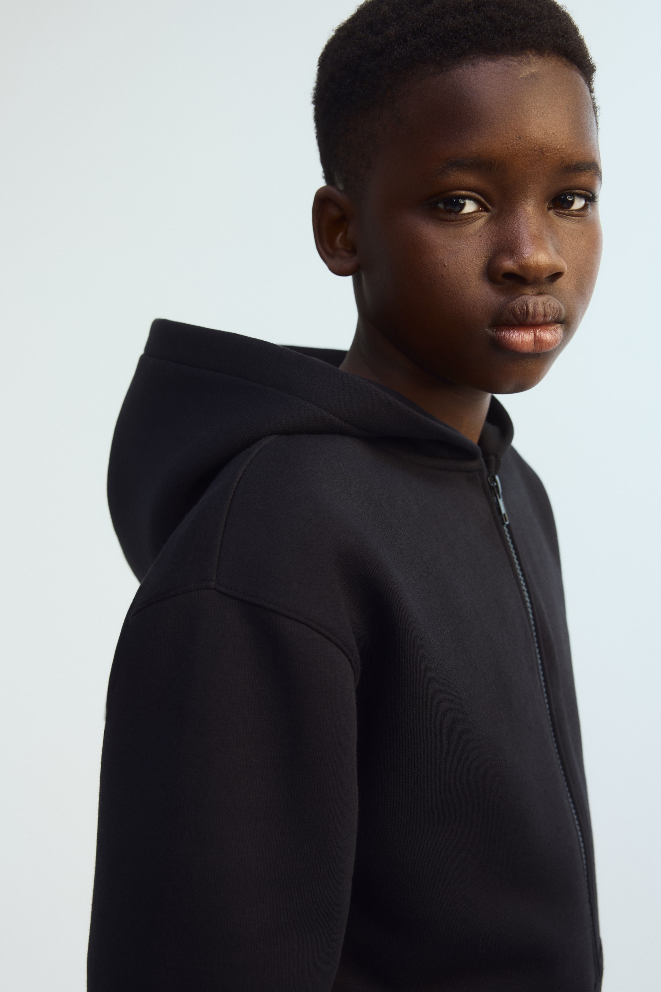 Детские куртки H&M Brushed-Inside Hooded Jacket — фото 3