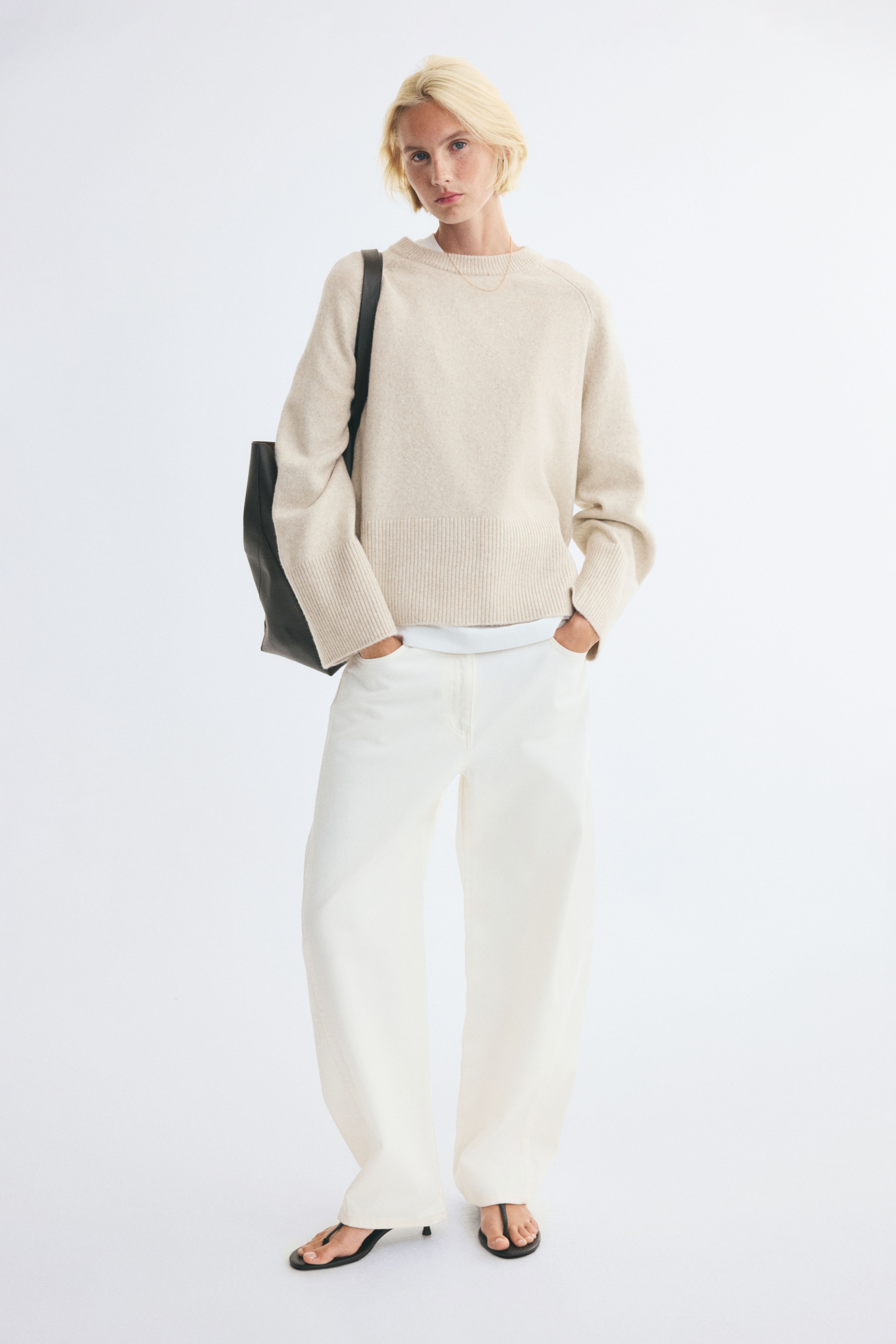 Raglan-Sleeved Sweater