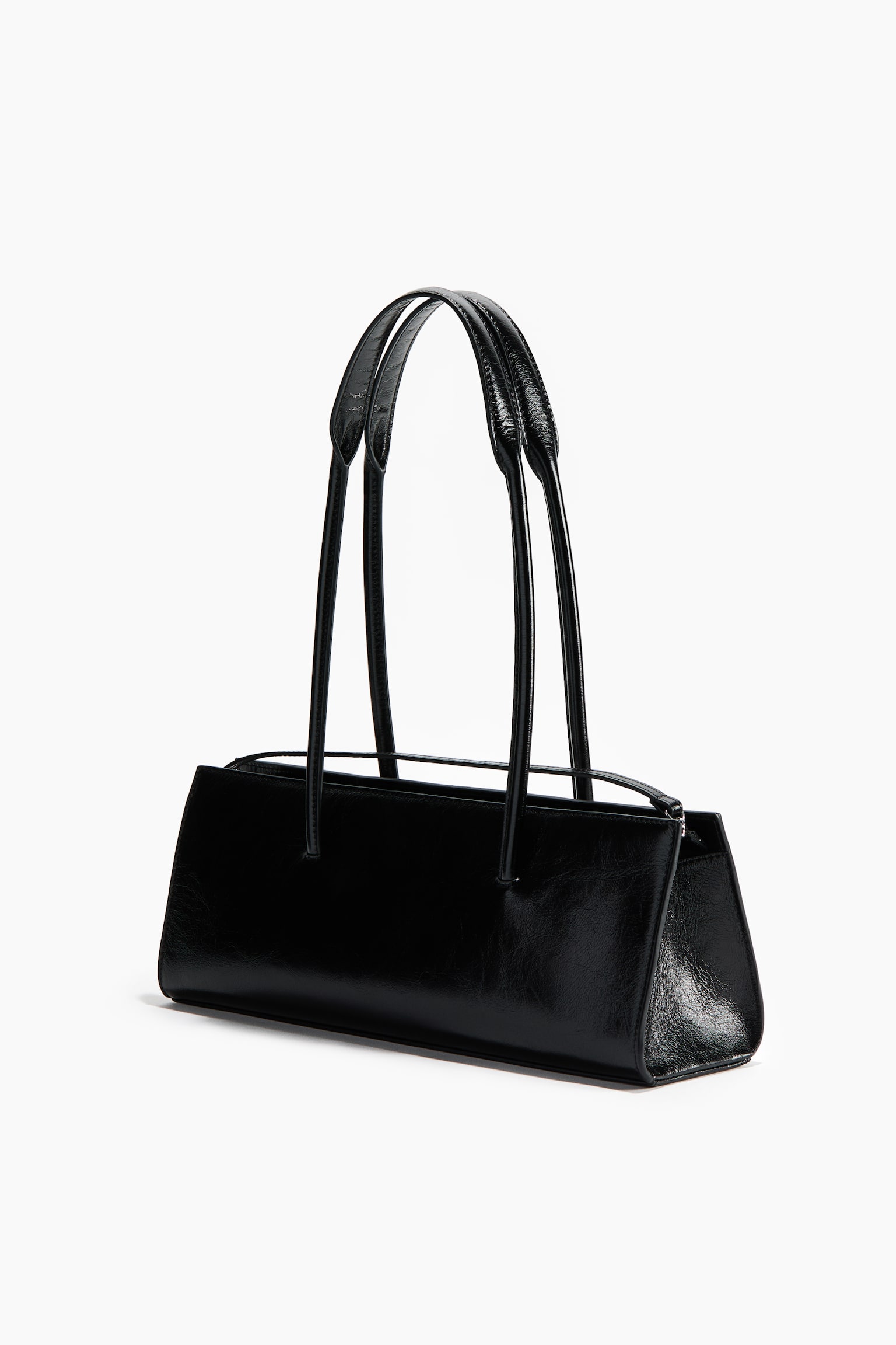 Leather shoulder bag - Black - 6