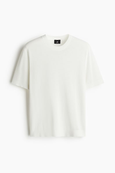 レギュラーフィット ホールニットTシャツ