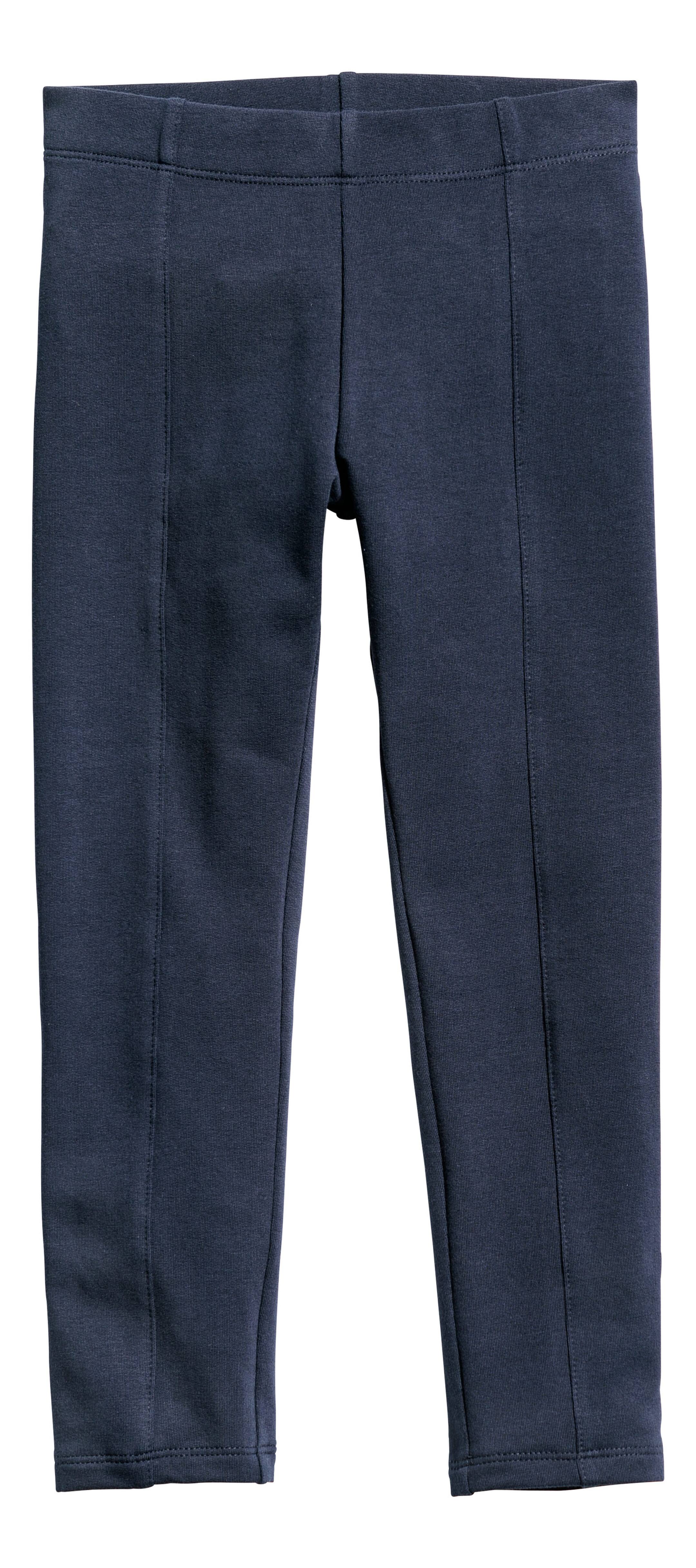 Näytä suurempi kuva: Tukevat trikooleggingsit - Tummansininen - Kids | H&M FI 1