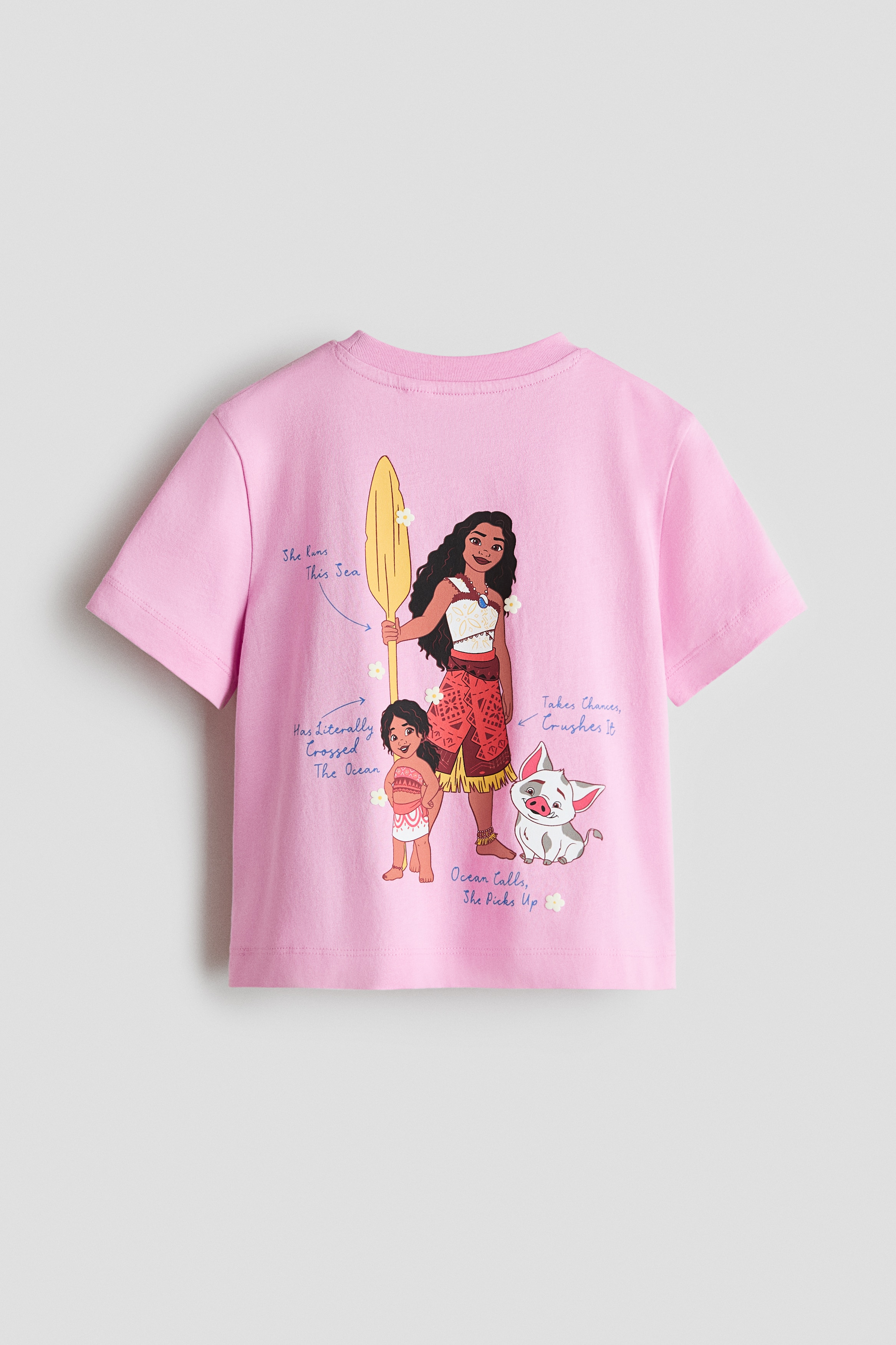 Pink/Lilo & Stitch Cotton T-Shirt with Printed Motif for kids | H&M CA