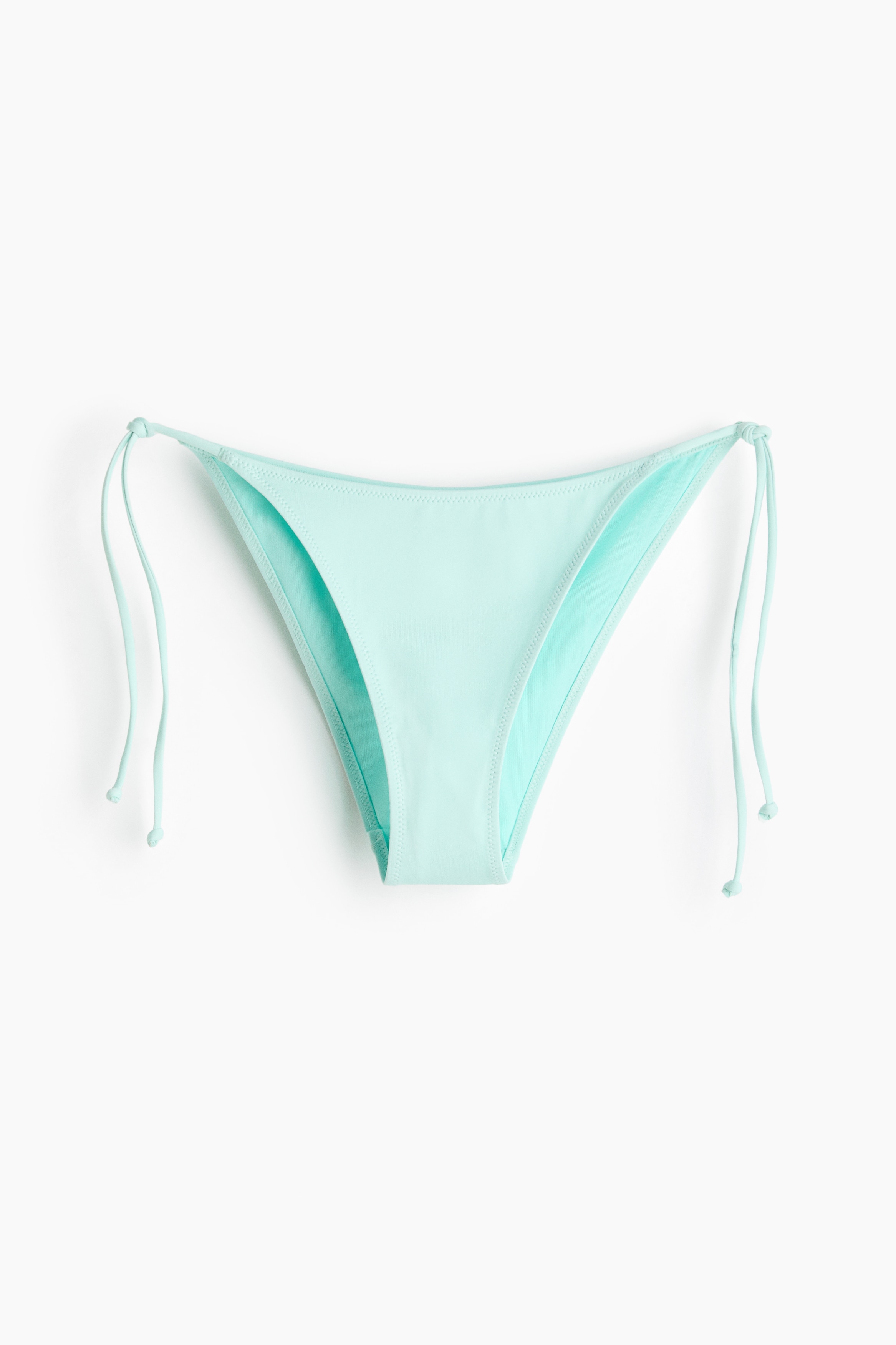 Tie Bikini Bottoms - Light turquoise/Lilac/Light purple/paisley/Light blue/Black/Dark brown/polka dot