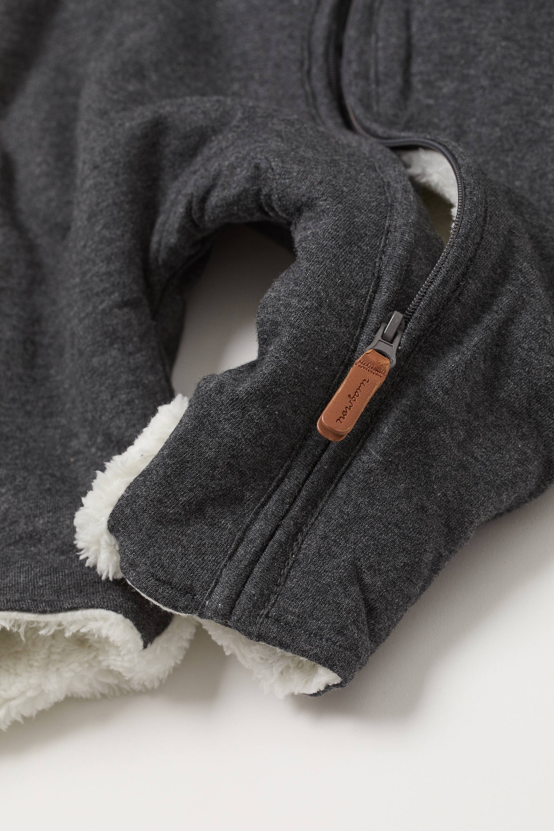 View larger image: Lined all-in-one suit - Dark grey marl - Kids | H&M HK 2