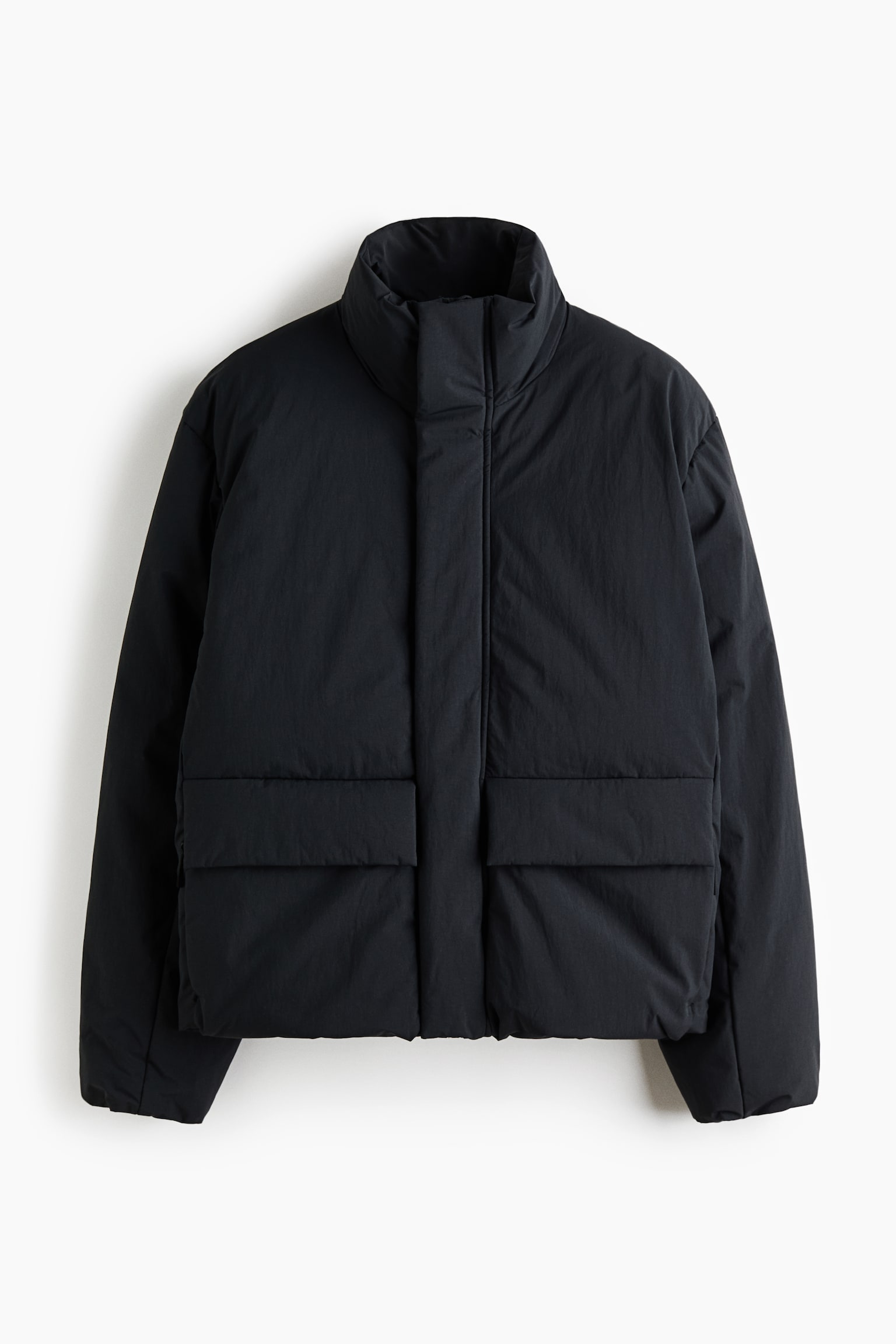 Мужская куртка H&M Move Sports Puffer with ThermoMove™, цвет: Чёрный — фото 1