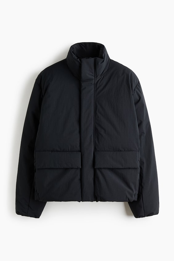 Мужская куртка H&M Move Sports Puffer with ThermoMove™, цвет: Чёрный
