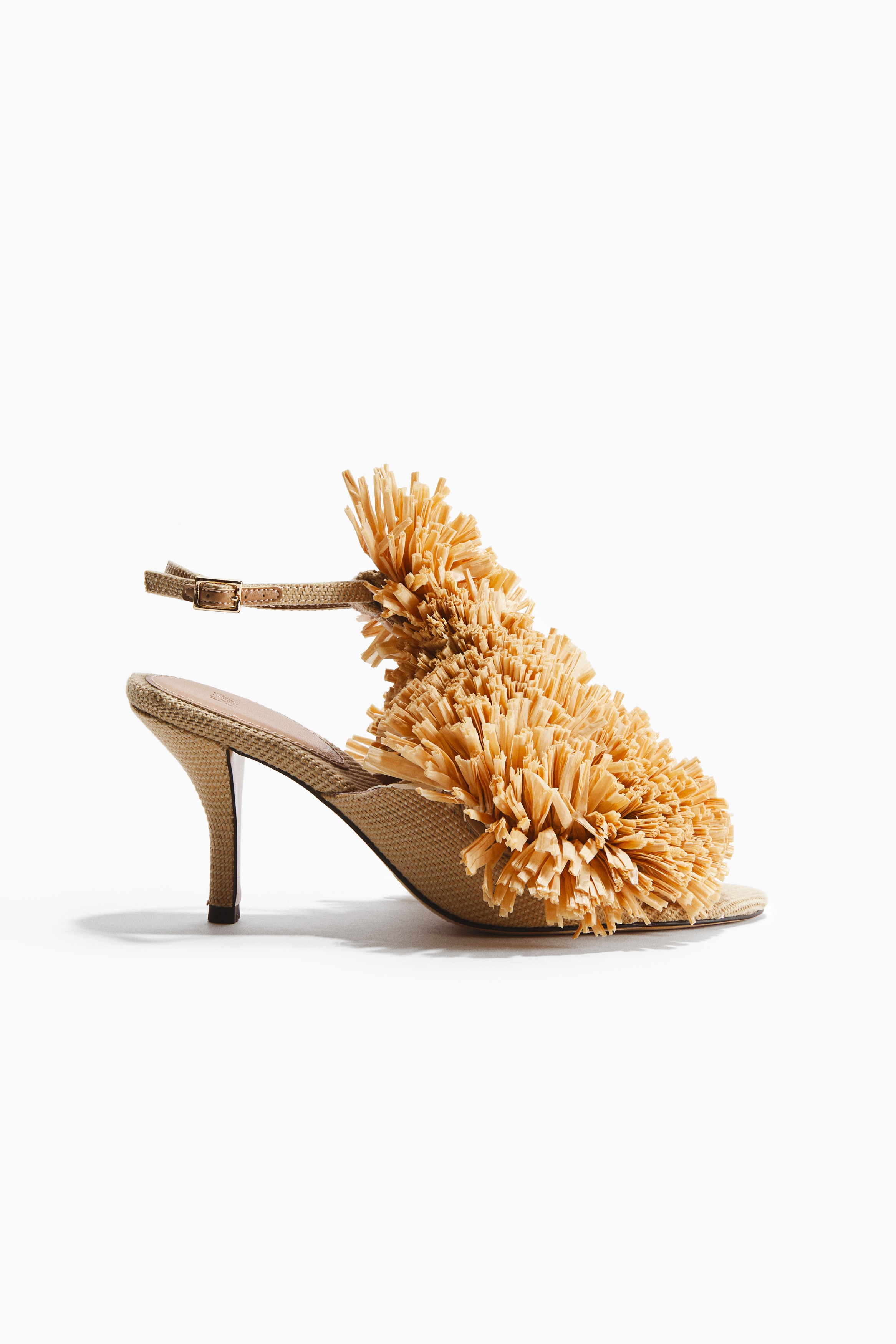 Heeled Pompom-Detail Sandals from H&M - $99