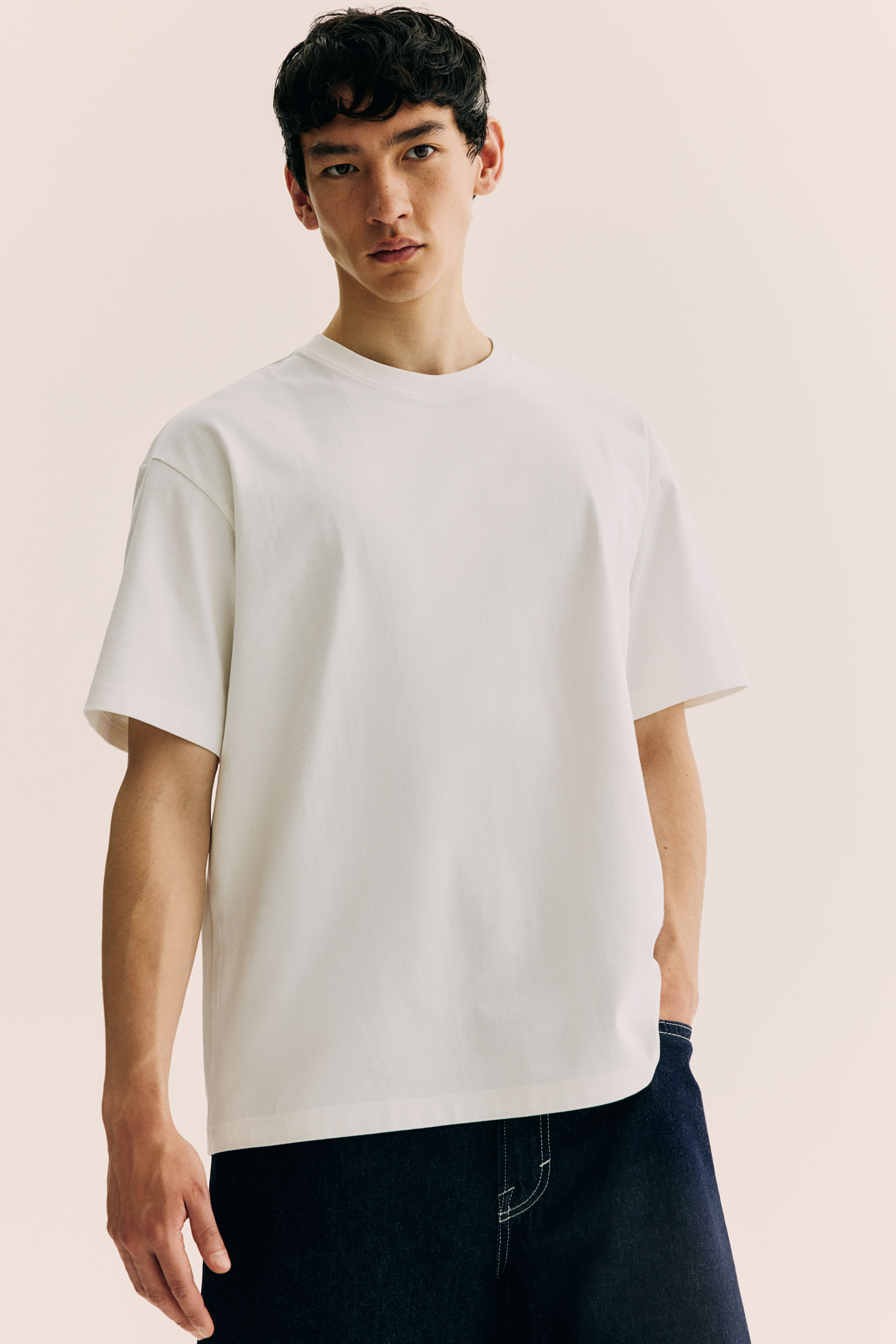 H M Men s Loose Fit T shirt