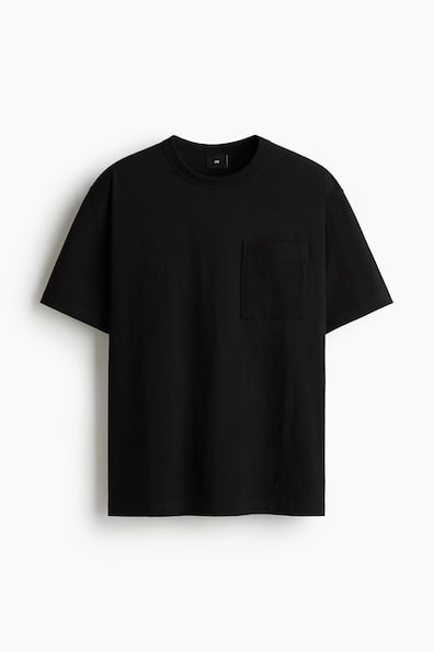 ルーズフィット ポケットディテールTシャツ